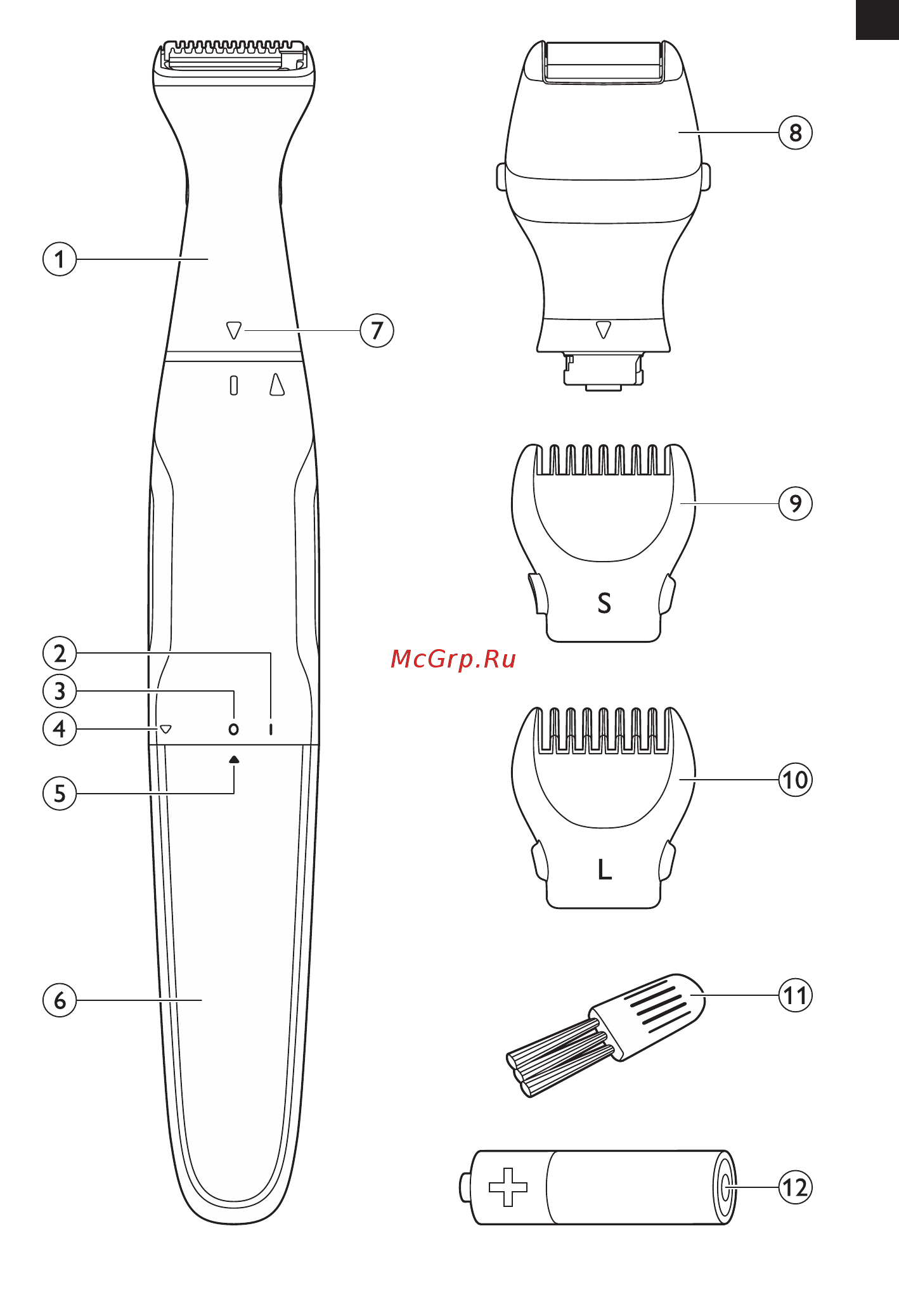 Philips HP6383/20 Инструкция по эксплуатации онлайн [2/12] 84528