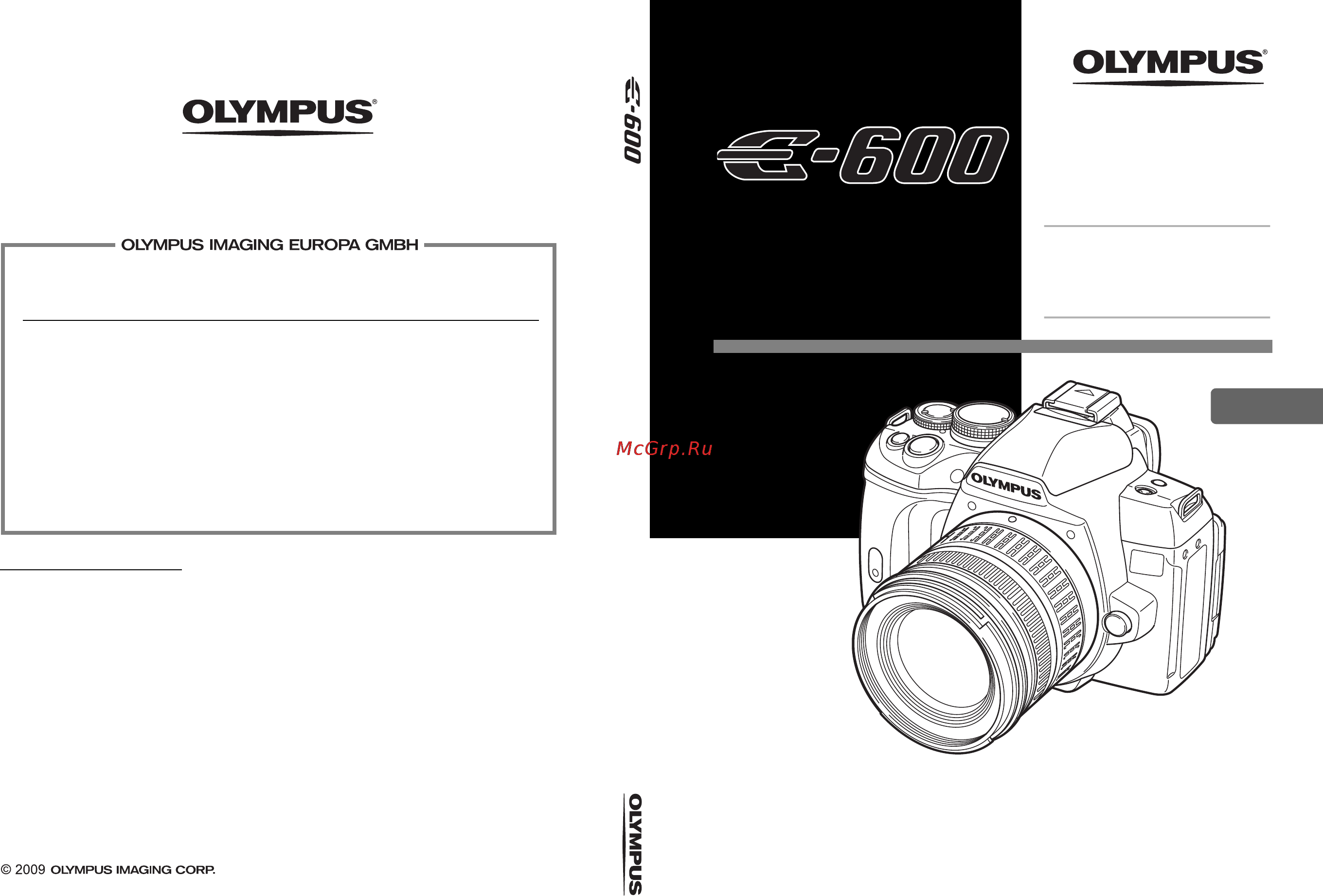 Olympus E-600 Инструкция по эксплуатации онлайн