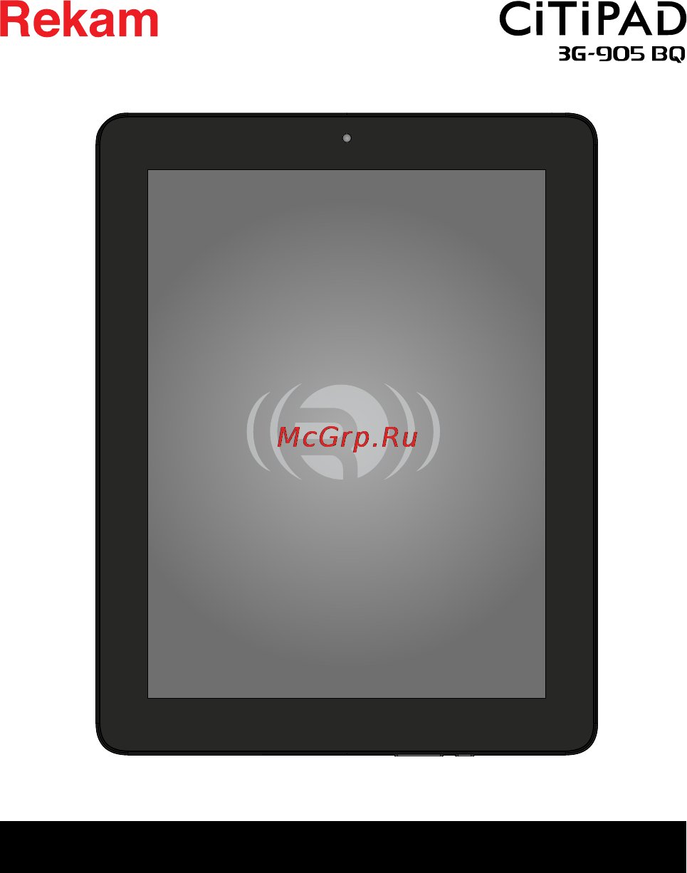 Rekam Citipad 3G-905BQ [39/72] User manual