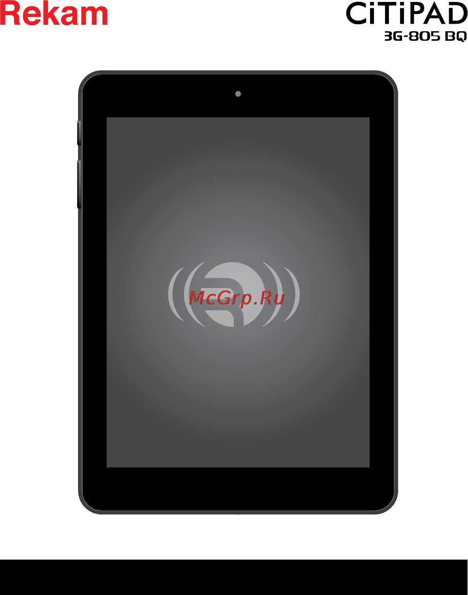 Rekam Citipad 3G-805DBQ [39/72] User manual