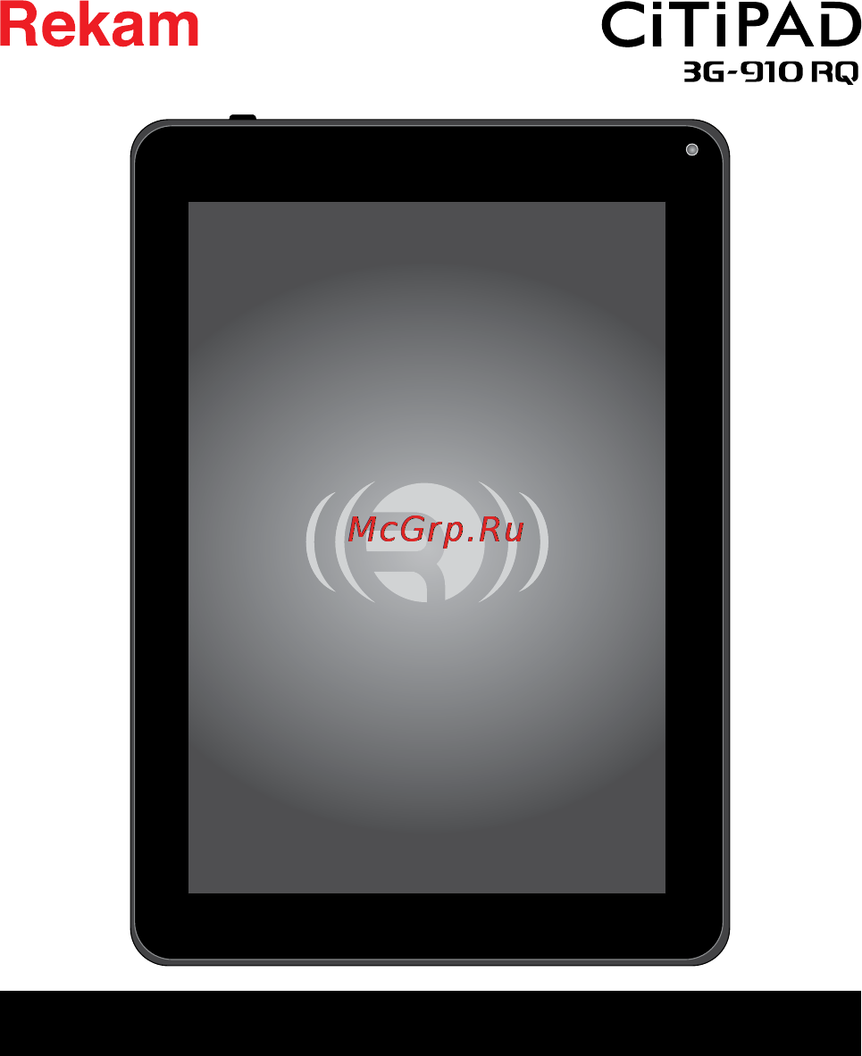 Rekam Citipad 3G-910 RQ [39/72] User manual
