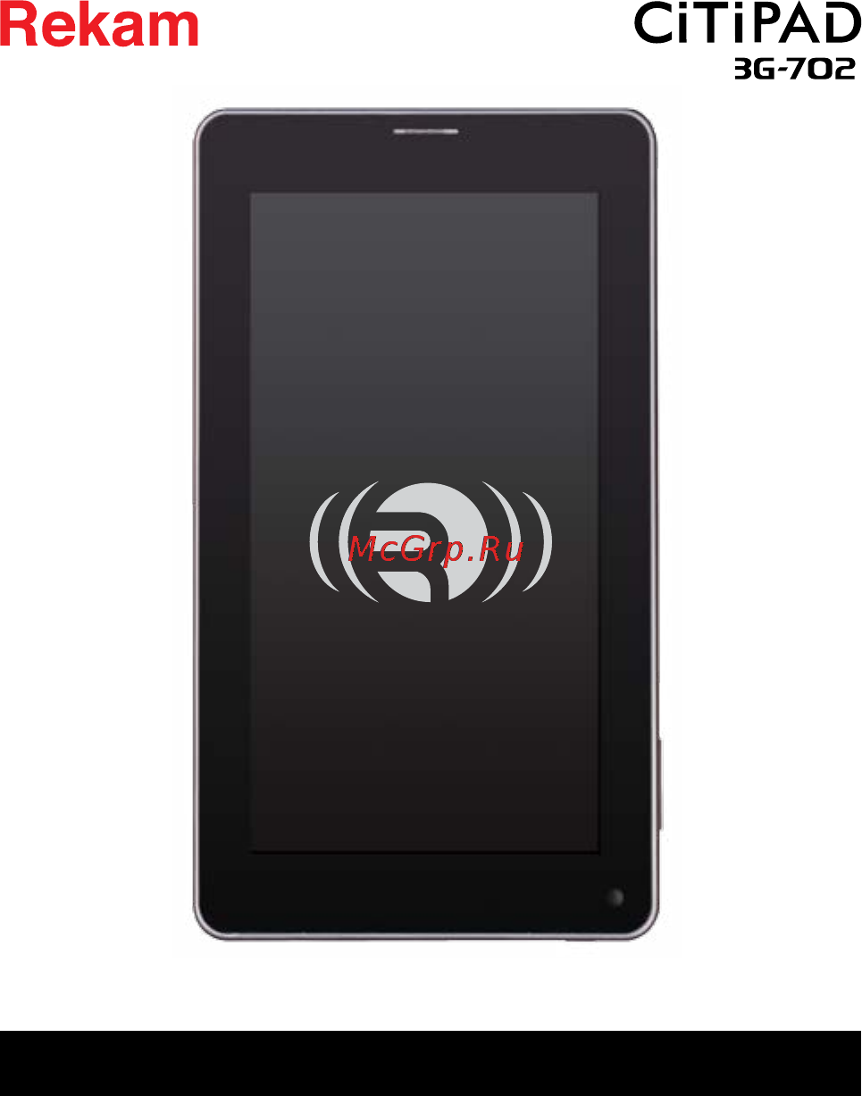 Rekam Citipad 3G-702 [39/72] User manual