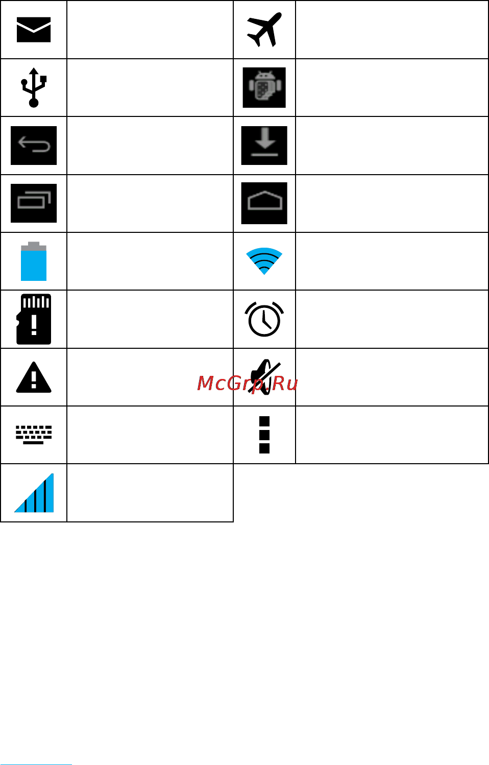 Rekam Citipad 3G-702 [45/72] Opening the status bar when the notice appears in the status bar tap the status bar