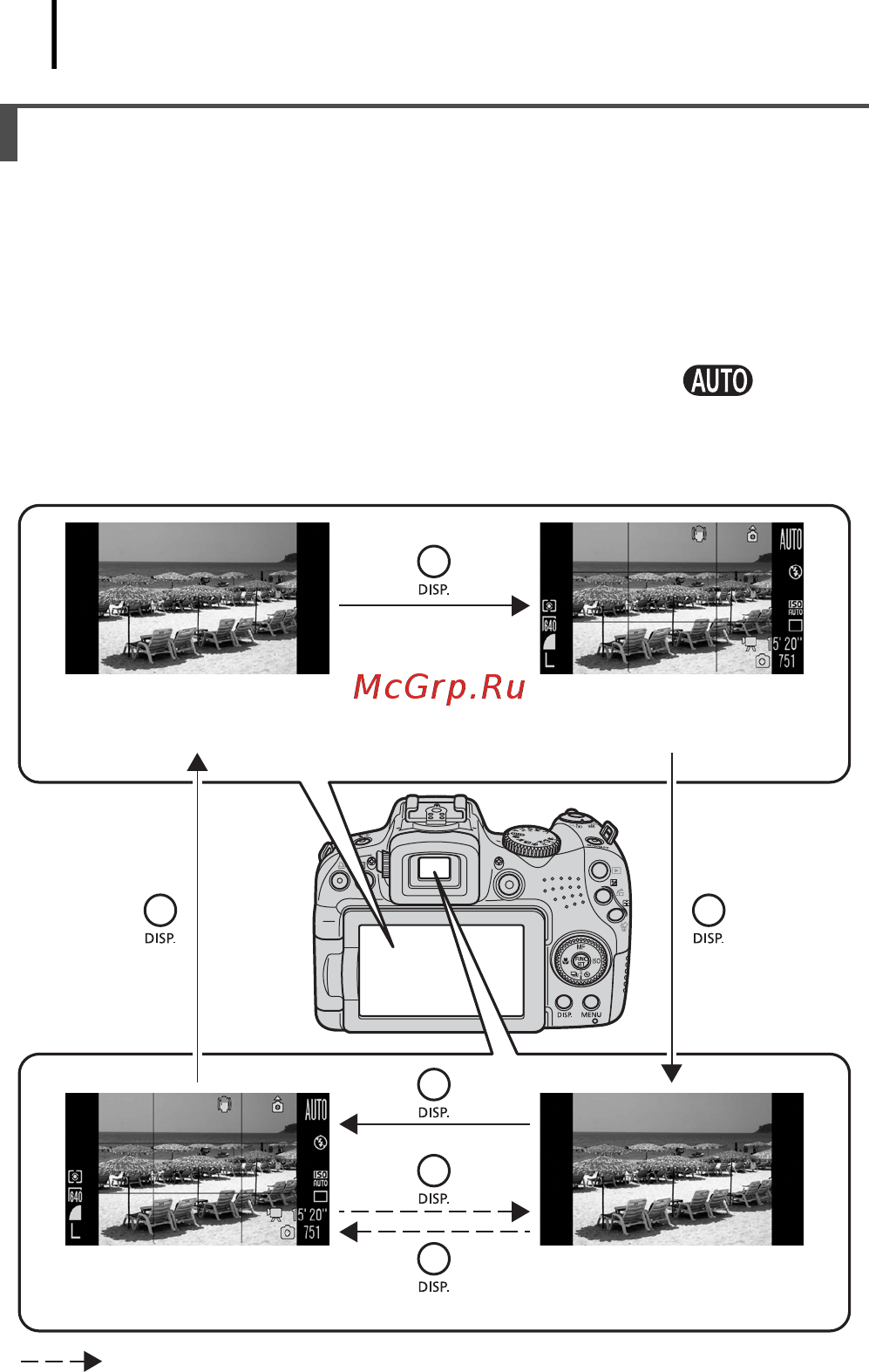 Canon POWERSHOT SX1 IS [64/304] Индикация на жк мониторе и в видоискателе