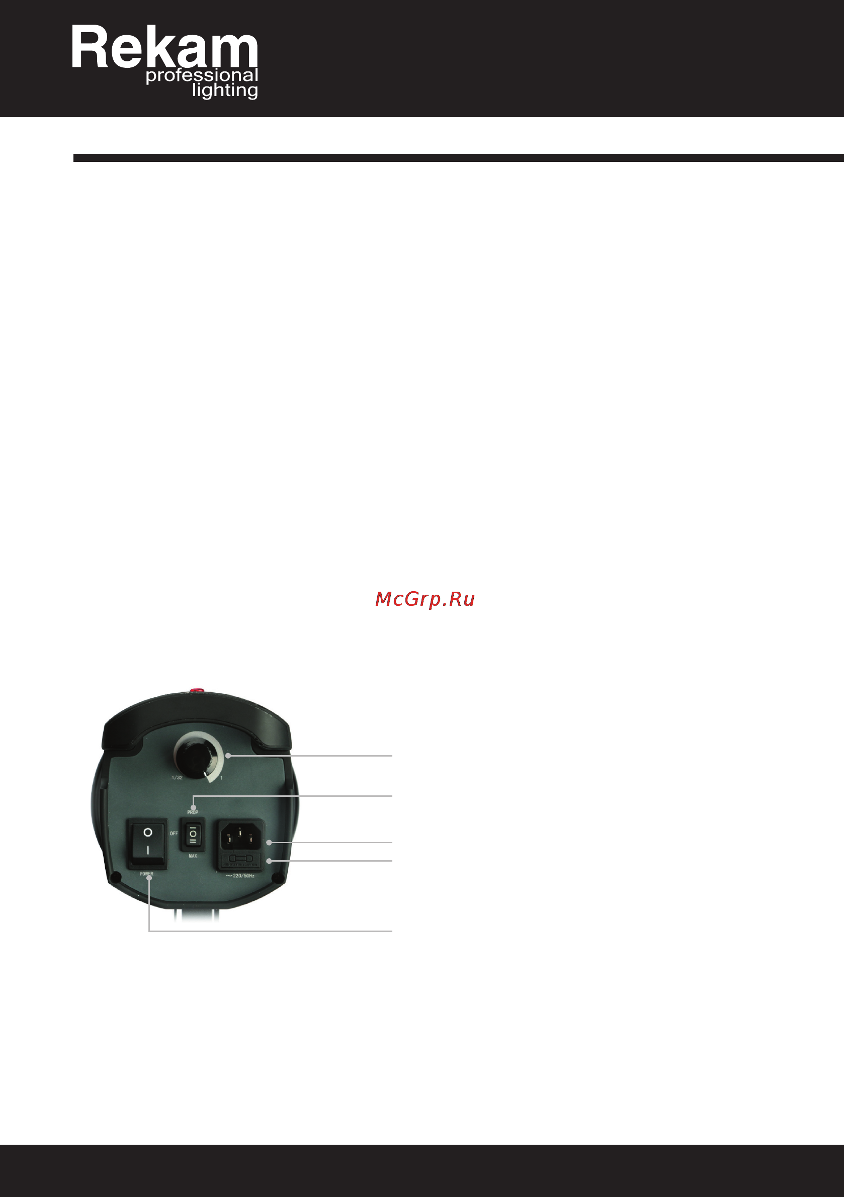 Rekam HaloLight1000 Super [2/4] Комплектация