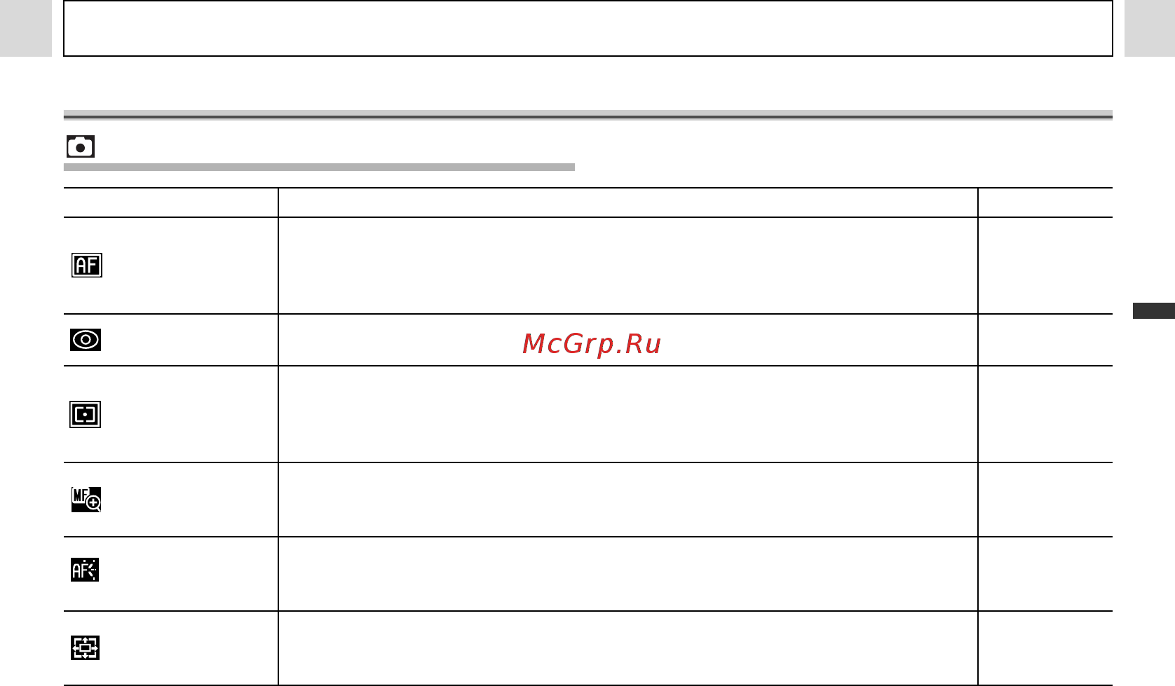 Canon POWERSHOT A95 [71/164] Установки меню и установки по умолчанию