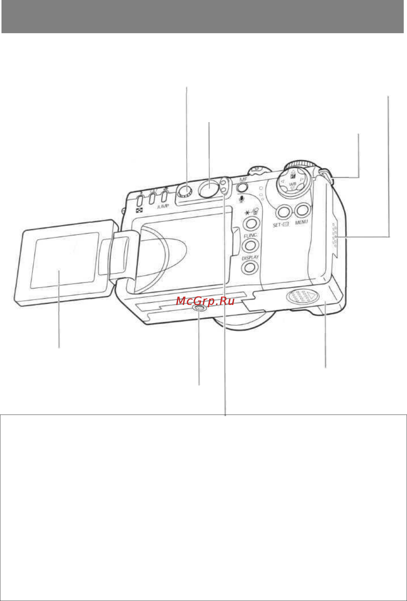 Canon POWERSHOT G3 [16/209] Вид сзади снизу