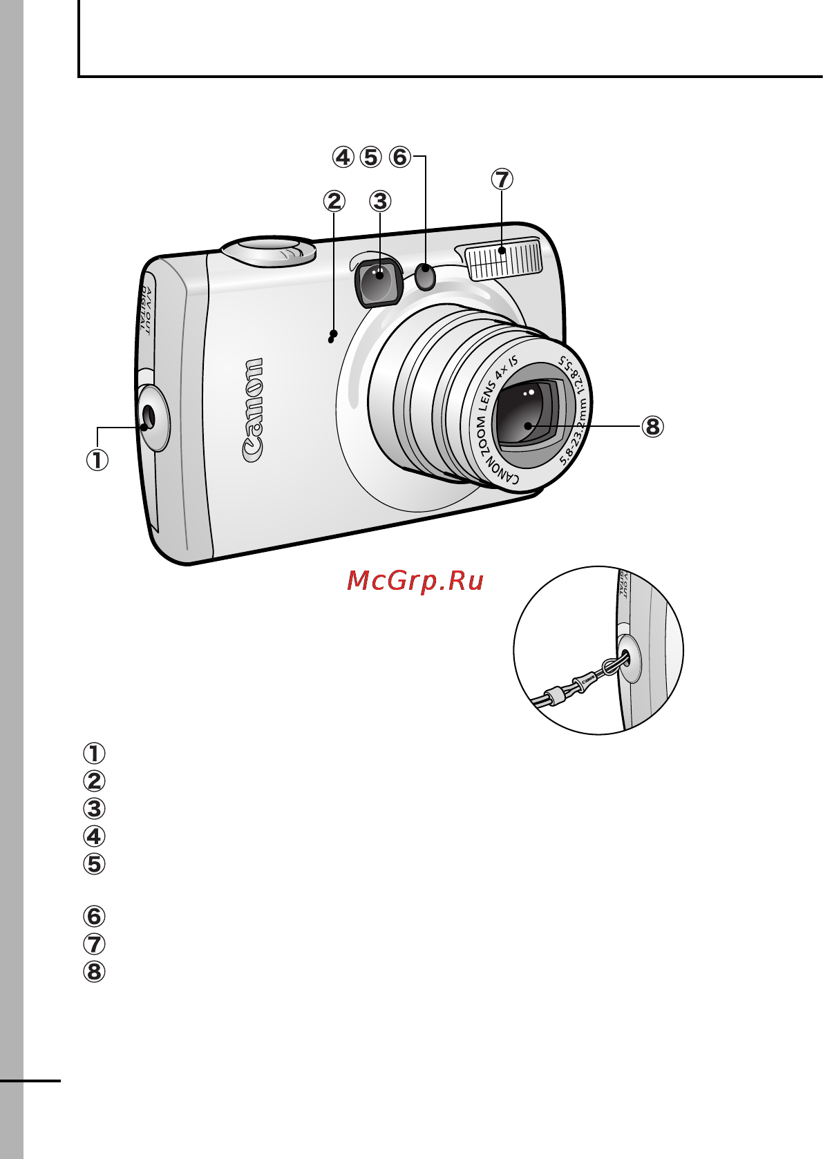 Canon IXUS 800 [14/140] Вид спереди