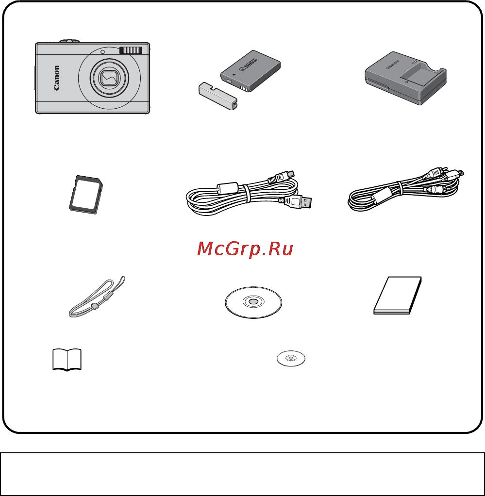 Canon IXUS 90 IS [38/262] Проверка комплектности
