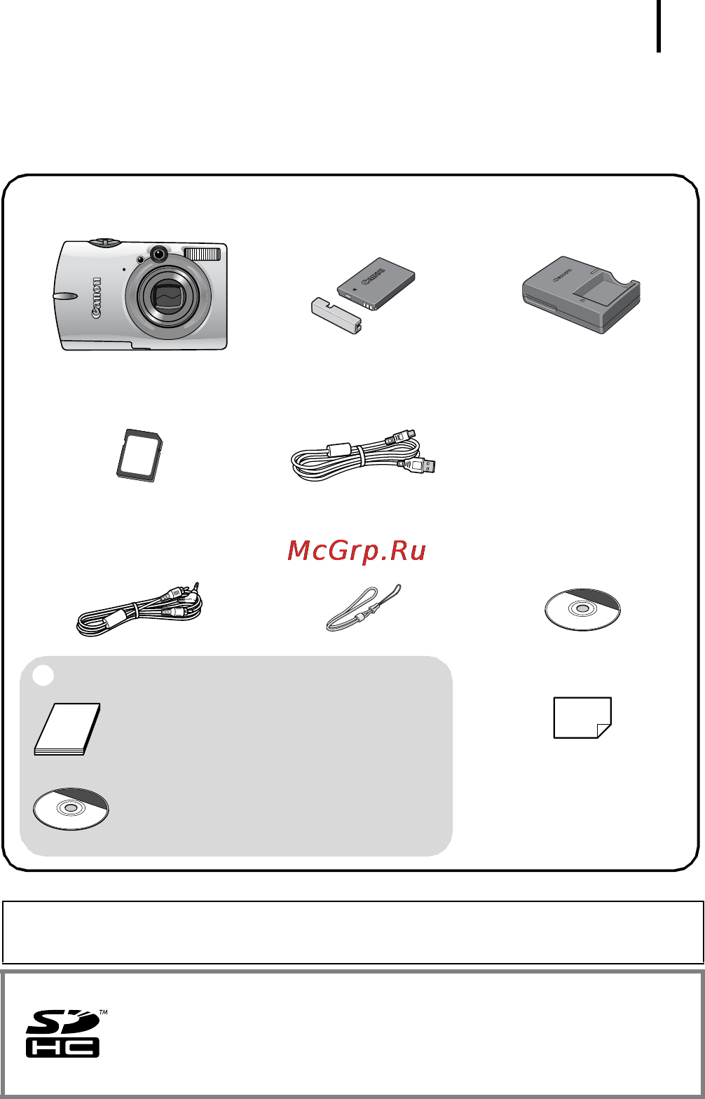 Canon IXUS 960 IS [3/36] Карта памяти входящая в комплект поставки камеры может не обеспечивать полное использование возможностей камеры