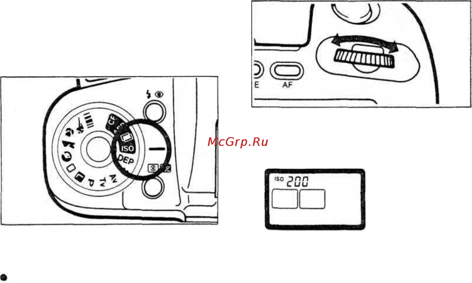 Canon EOS 100 [62/80] Ручная установка чувствительности фотопленки