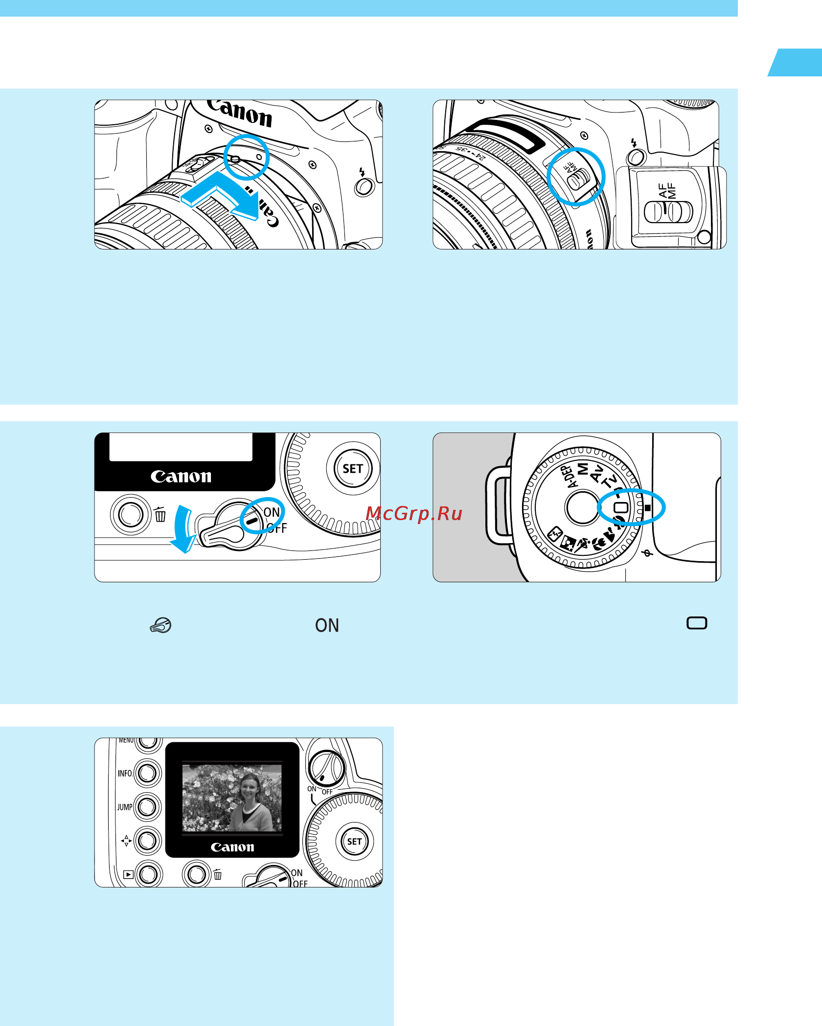 Canon EOS 10D [13/184] Установите объектив