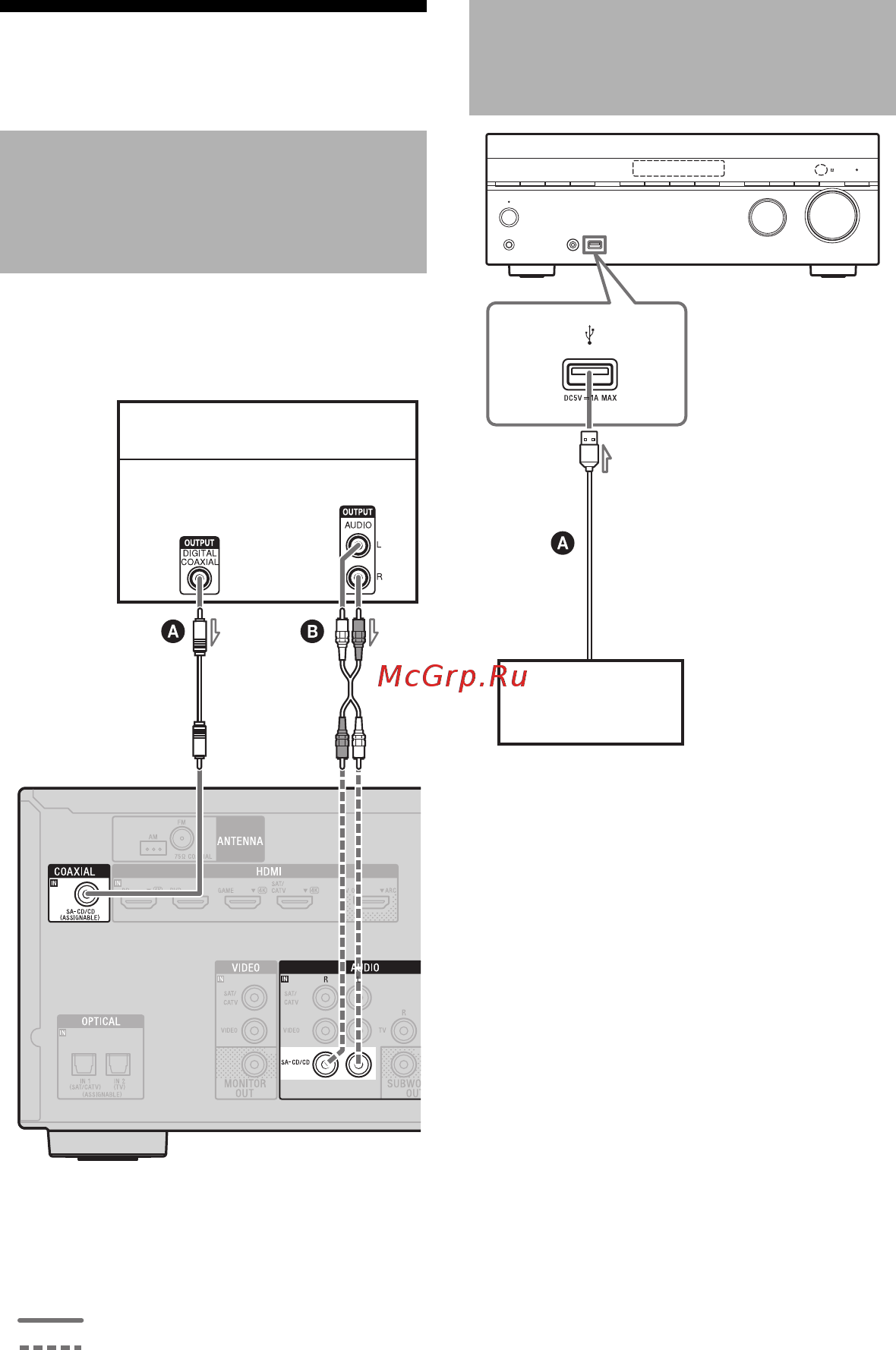 Sony STR-DH740//M [28/96] Подключение ipod iphone или устройства usb