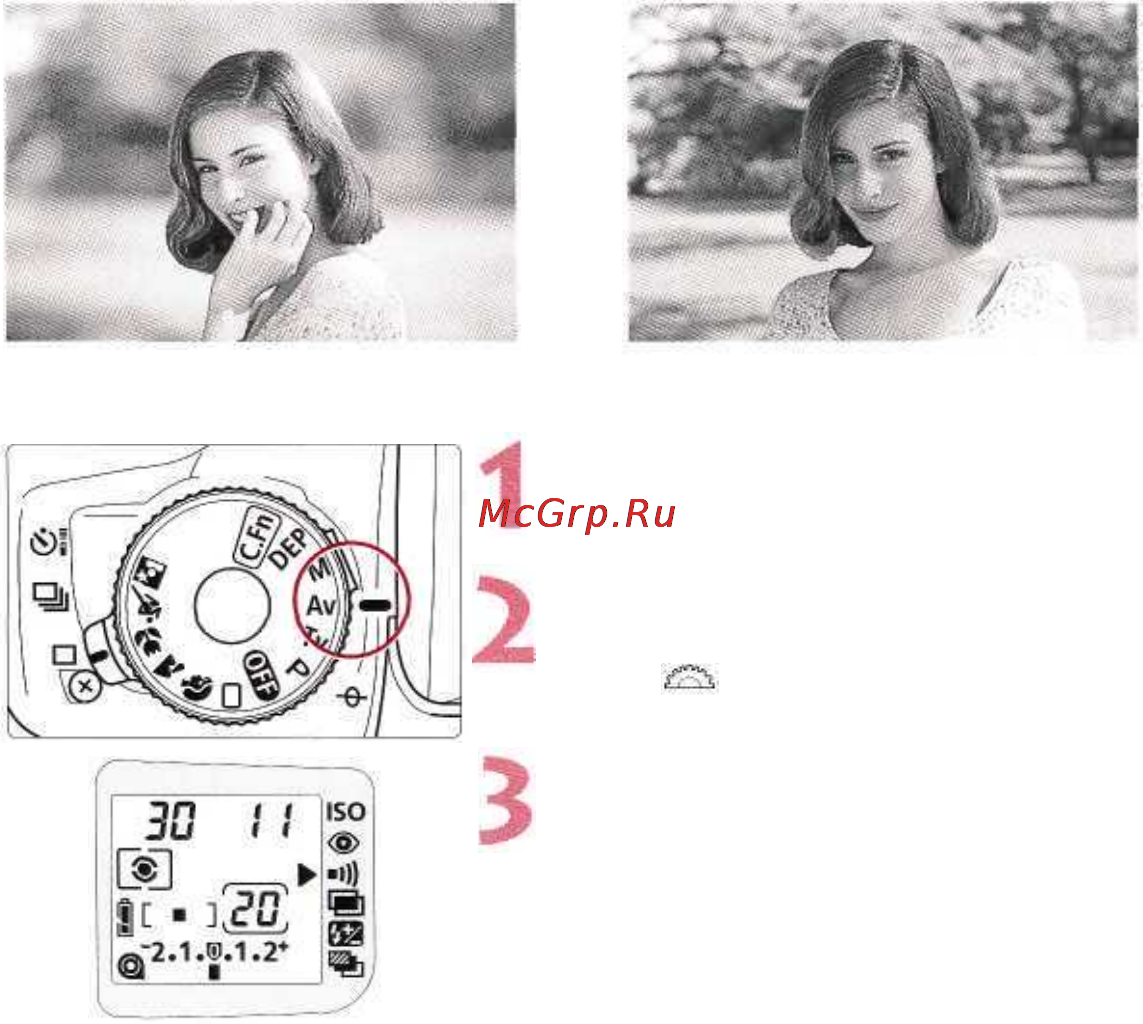 Canon EOS 33 DATE [55/104] Av режим автоматической установки