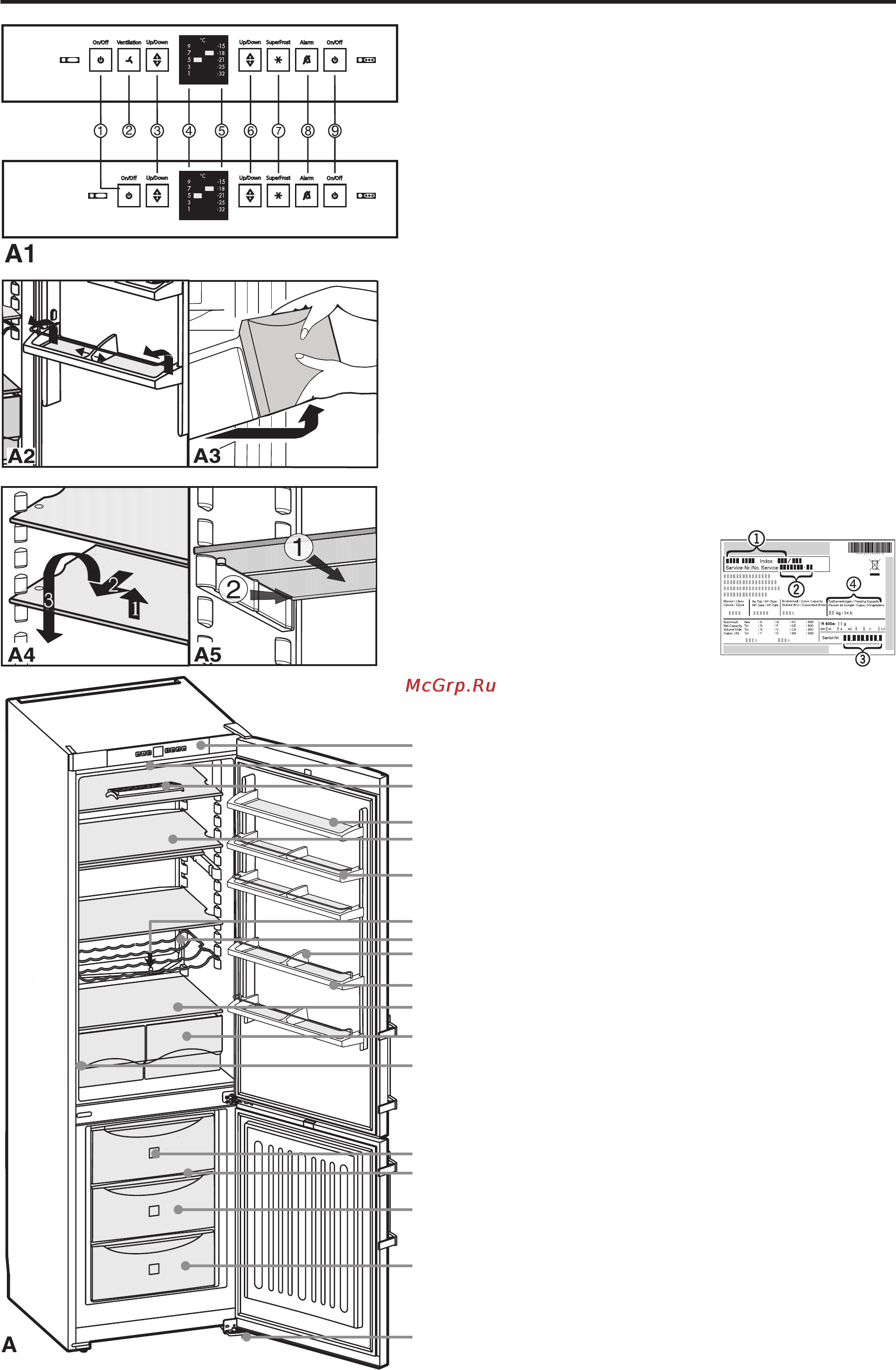 Liebherr Ces 4023-24 [2/11] Ознакомление с прибором