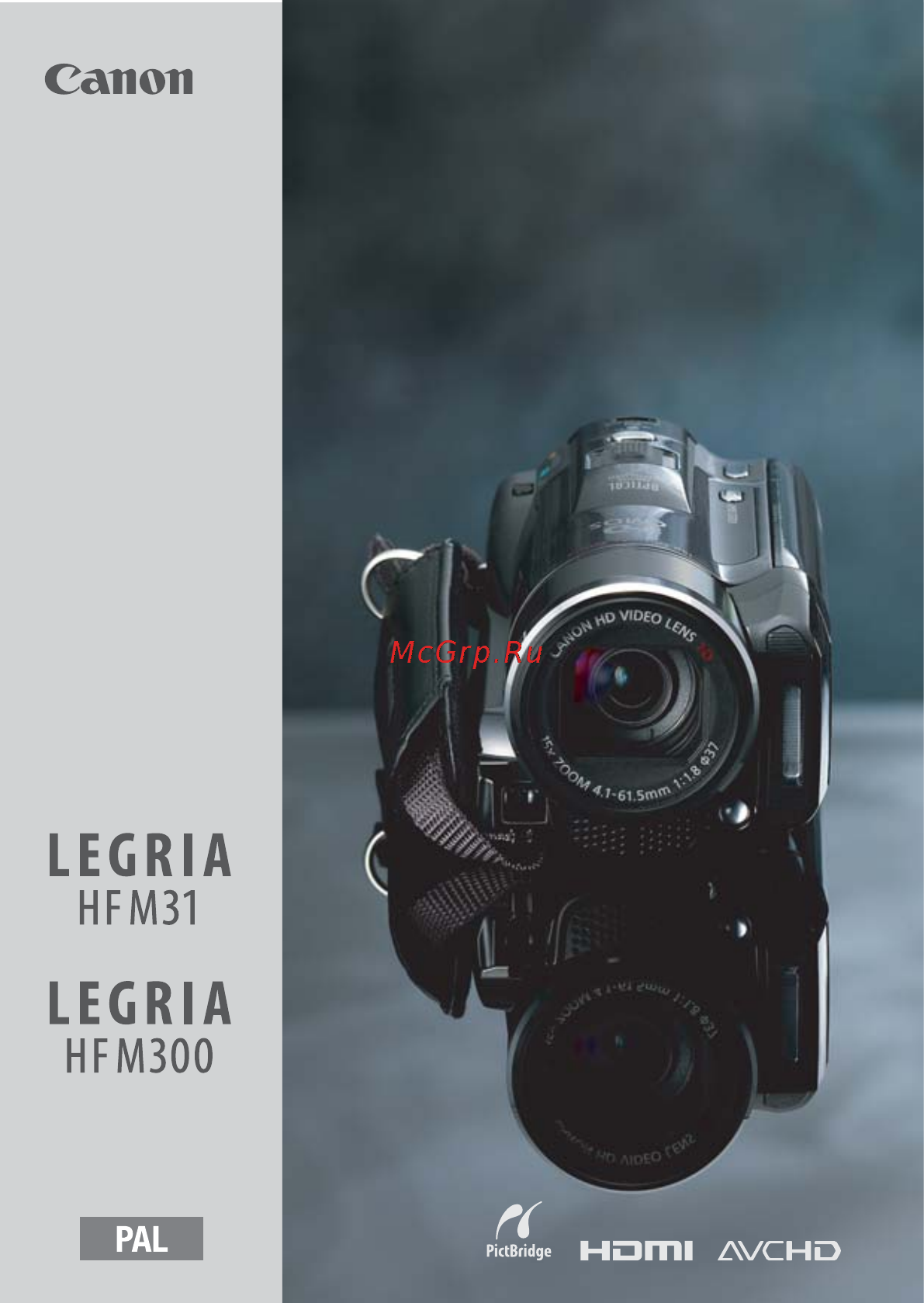 Canon LEGRIA HFM31 Инструкция по эксплуатации онлайн