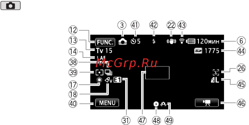 Canon LEGRIA HFM36 [177/226] Дополнительная информация