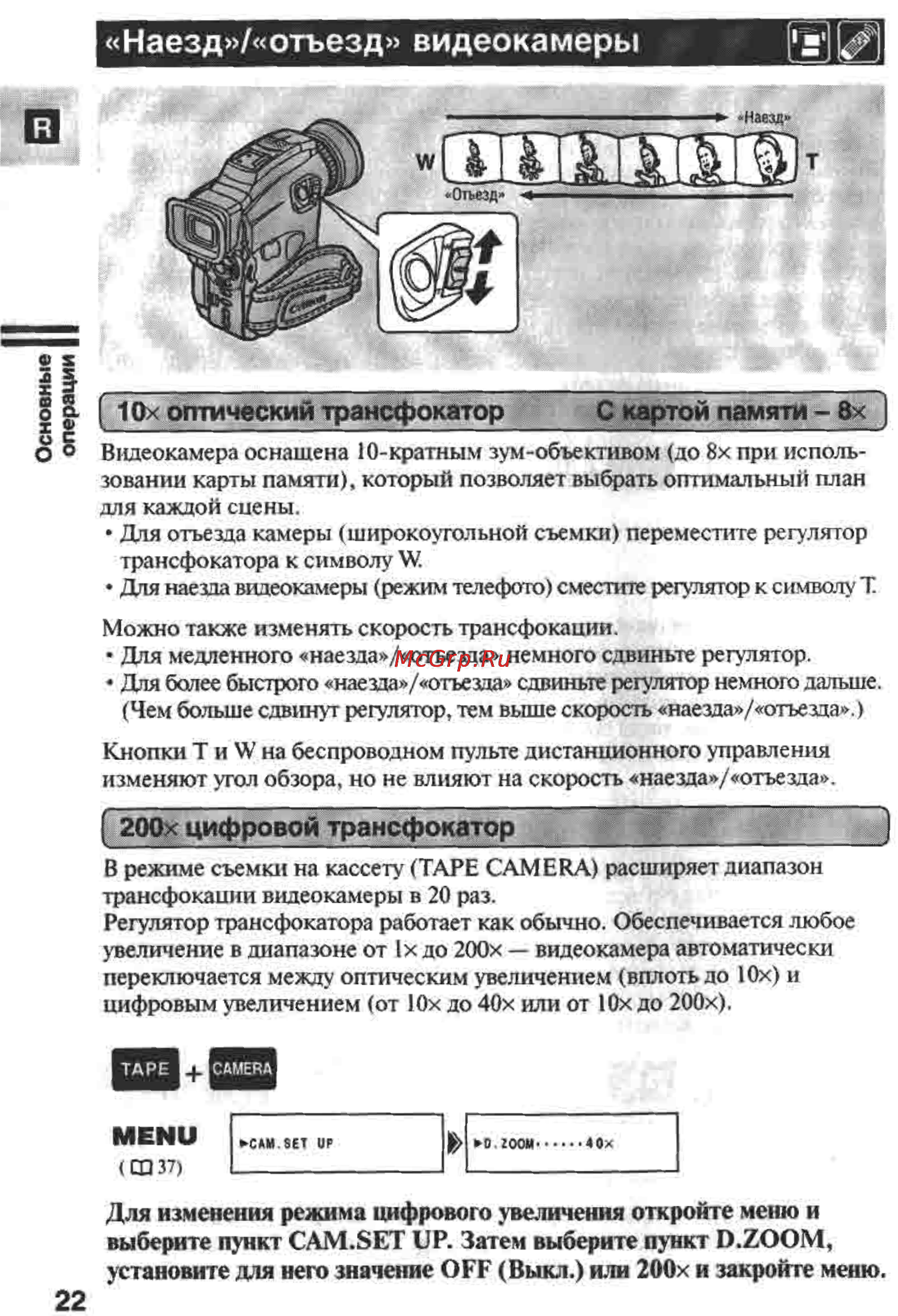 Canon MVX1 [22/161] Юх оптический трансфокатор с картой памяти 8х
