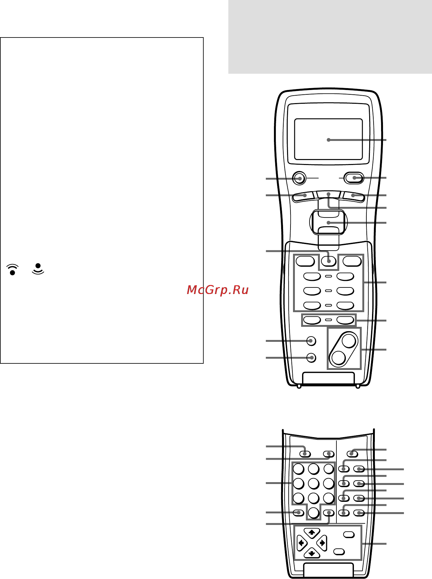 Sony STR-VA555ES [56/92] Раскрыть крышку вверх