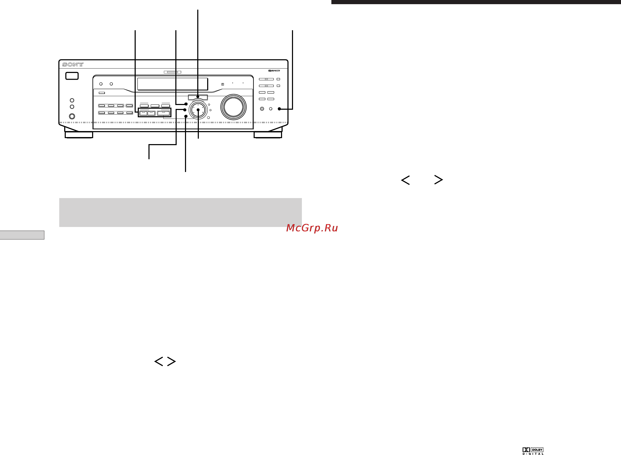 Sony STR-SE501 [84/170] Выбор звукового поля