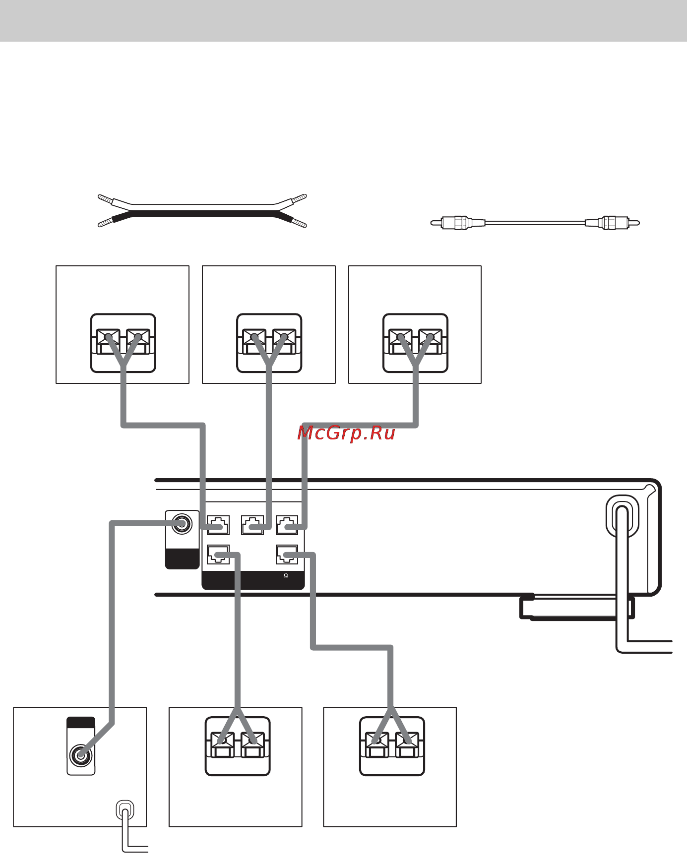 Sony STR-LV500 [10/40] Ïîäêë åíèå êîëîíîê