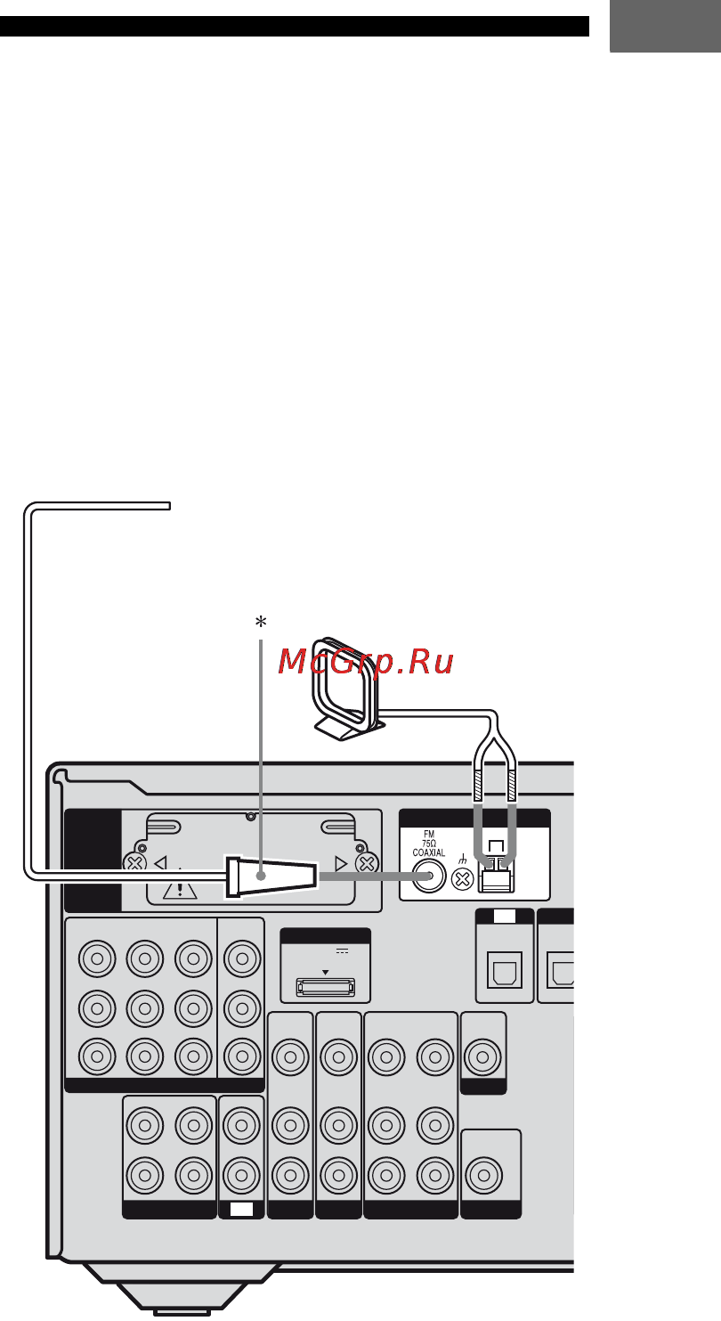 Sony STR-DH700 [31/120] Подключение антенн