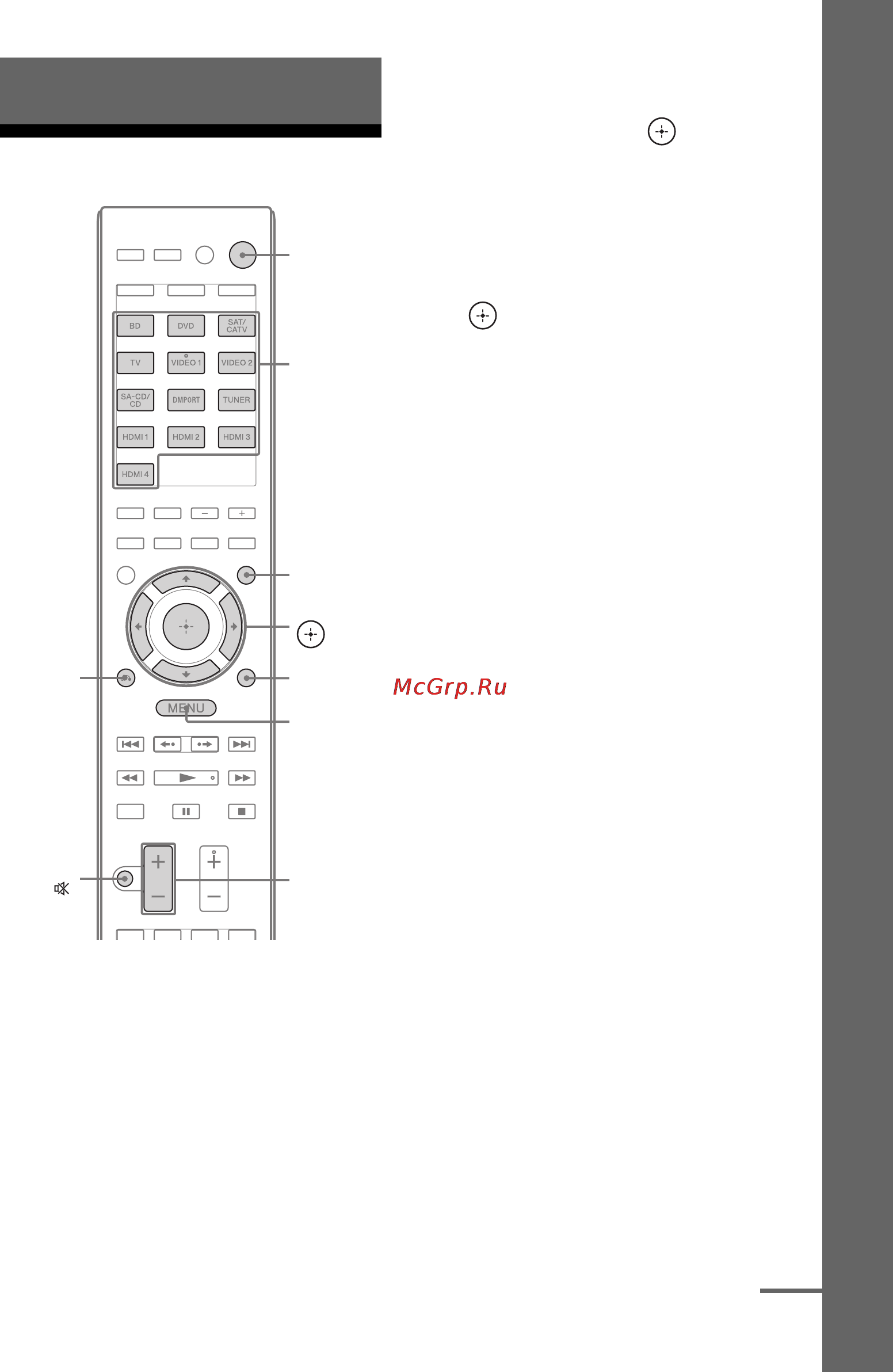 Sony STR-DN1010 [57/164] Только rm aap052 для регулировки уровня громкости
