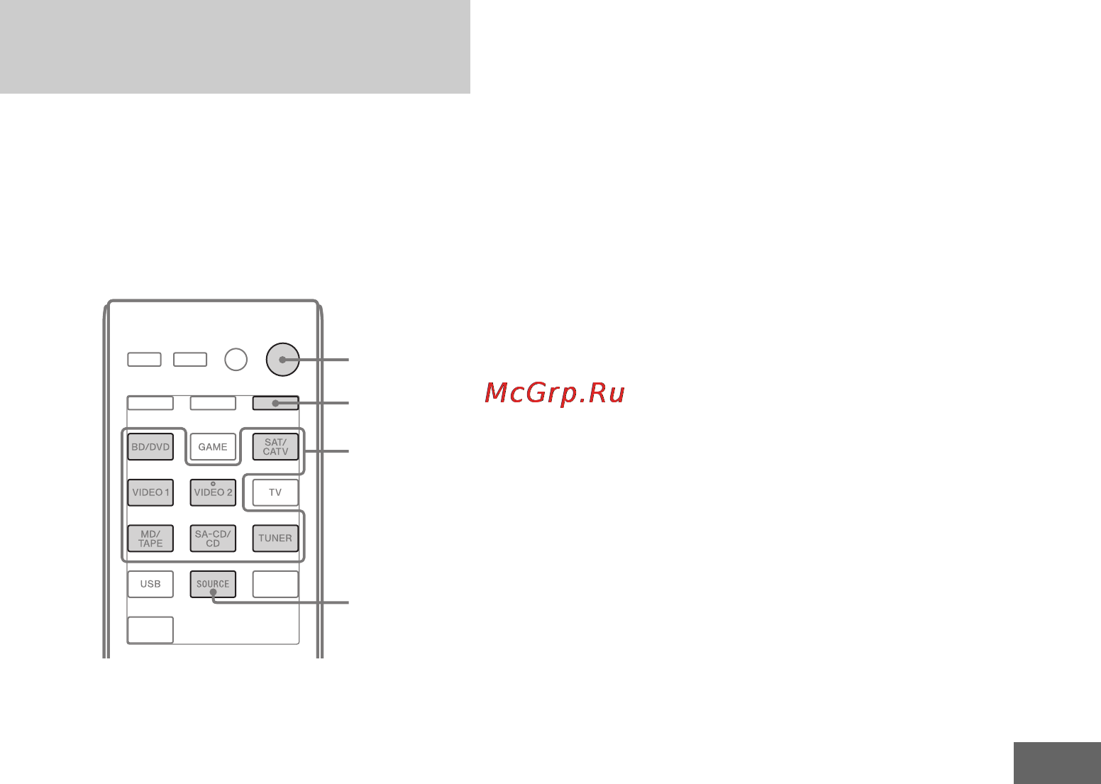 Sony STR-DH820 [75/112] Управление ресивером из зоны 2