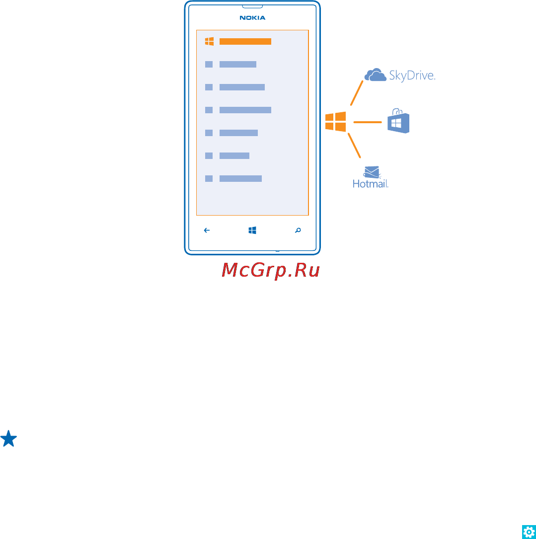 Nokia Lumia 520 Yellow [16/117] Копирование контактов