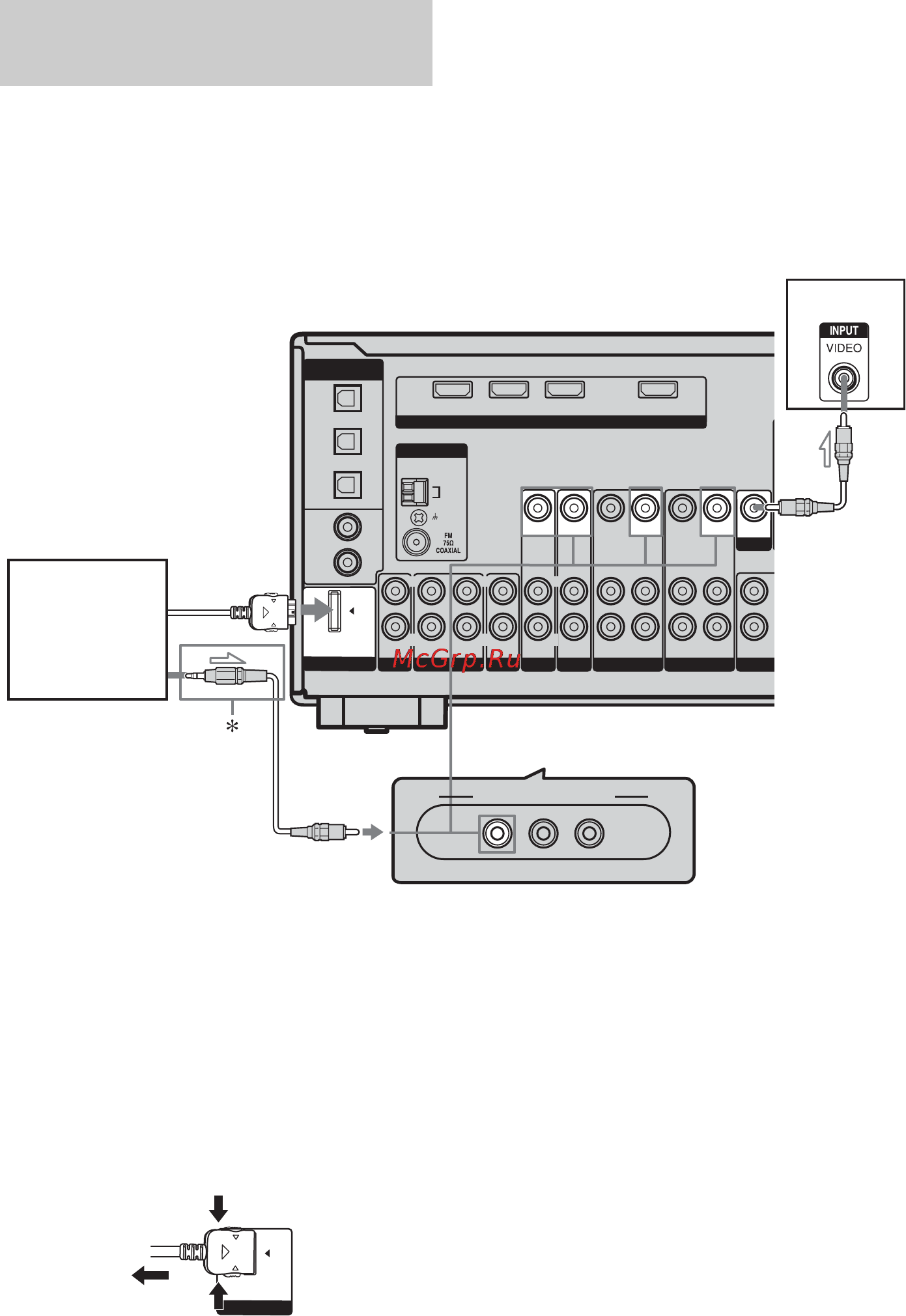 Sony STR-DG910 [92/116] Подключение адаптера digital media port