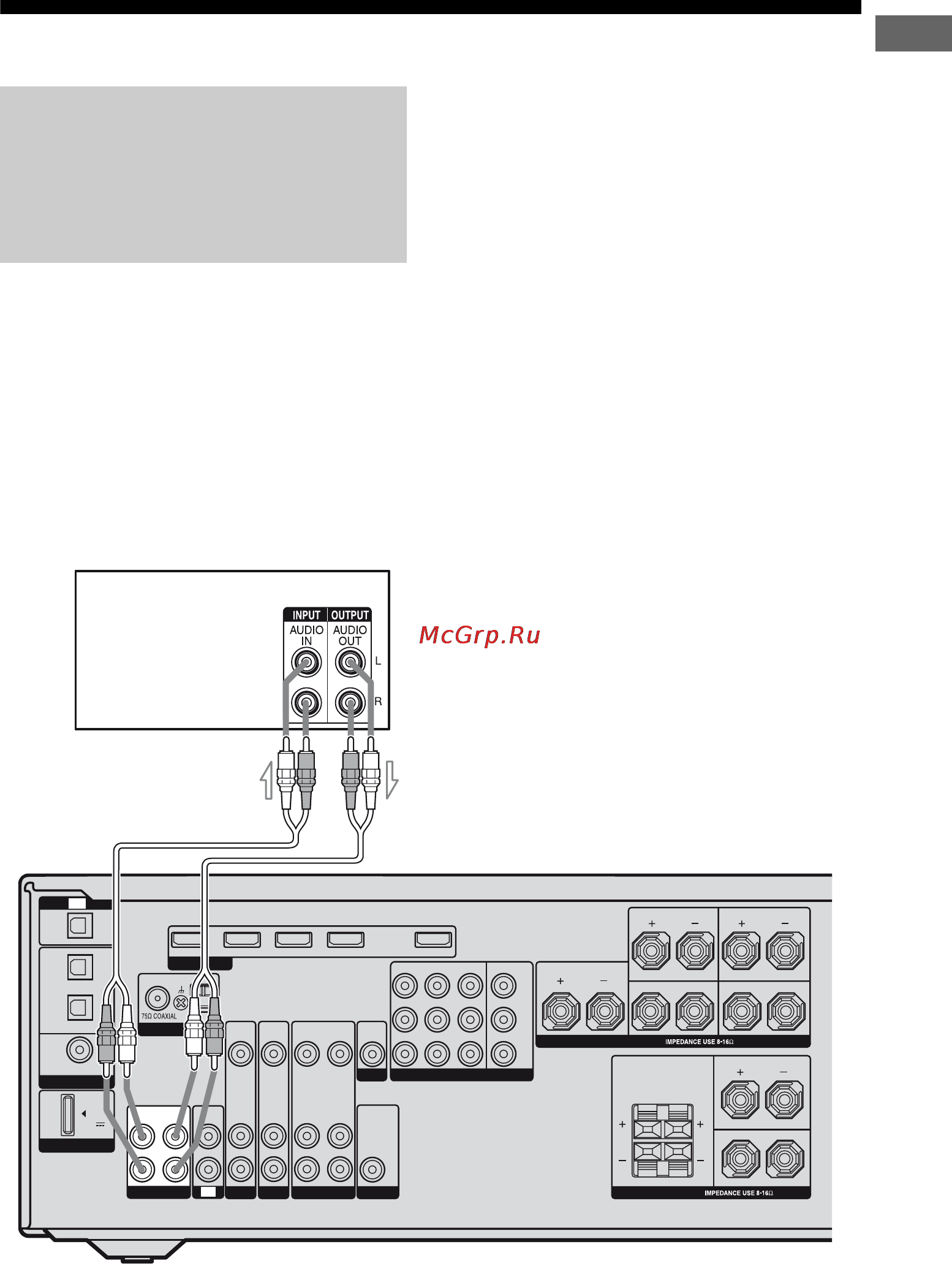 Sony STR-DG820 [25/112] A подключение аудиокомпонентов