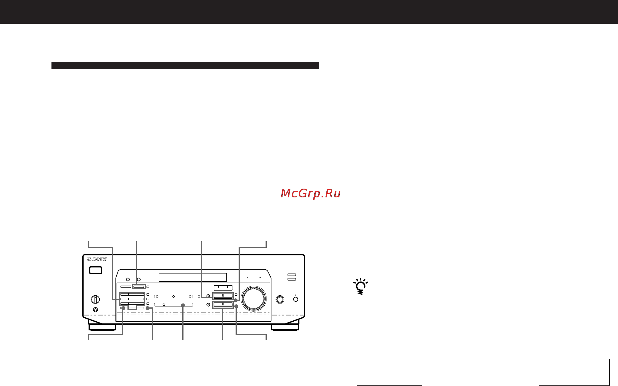 Sony STR-DE535 [17/95] Presetting radio stations