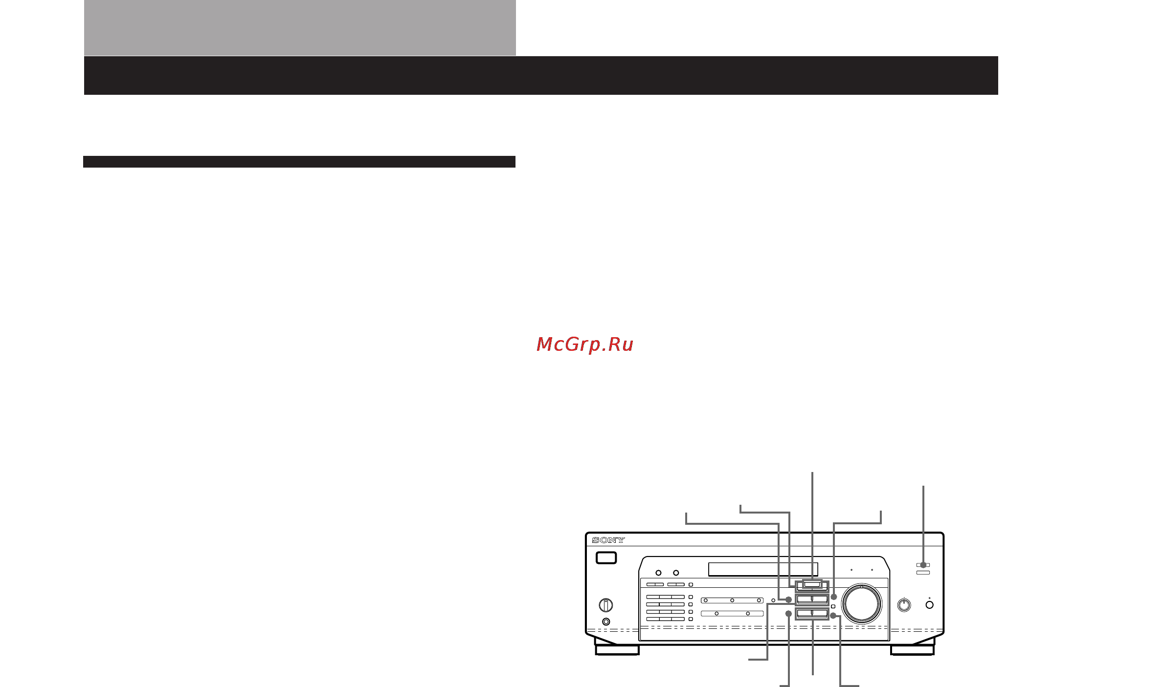Sony STR-DE435 [21/95] Enjoying surround sound