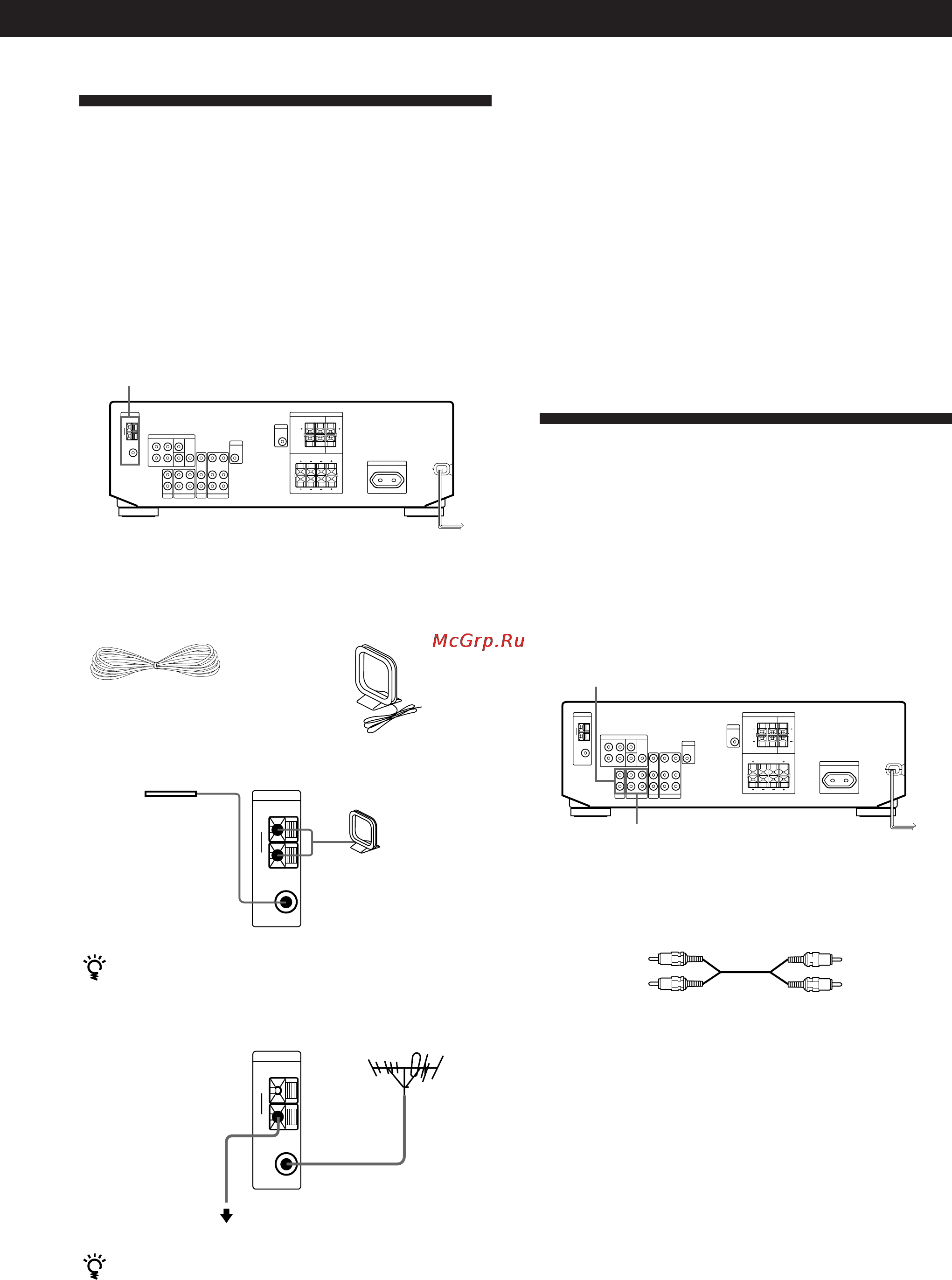 Sony STR-DE435 [5/95] Aerial hookups