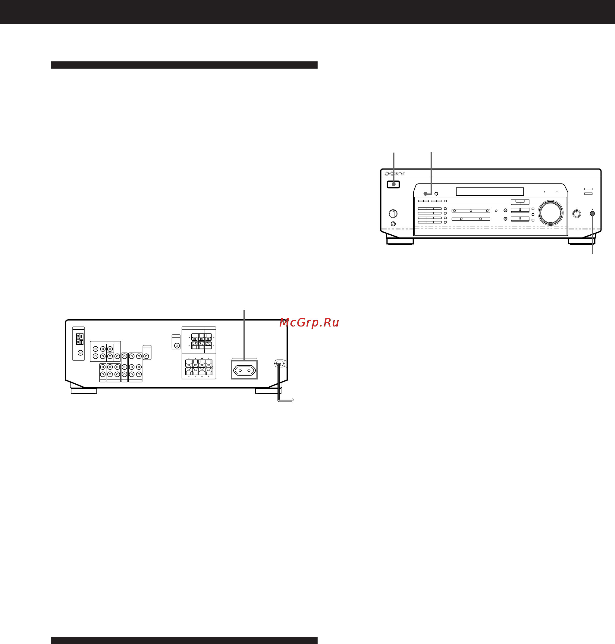 Sony STR-DE435 [71/95] Montaż obiegu zasilania