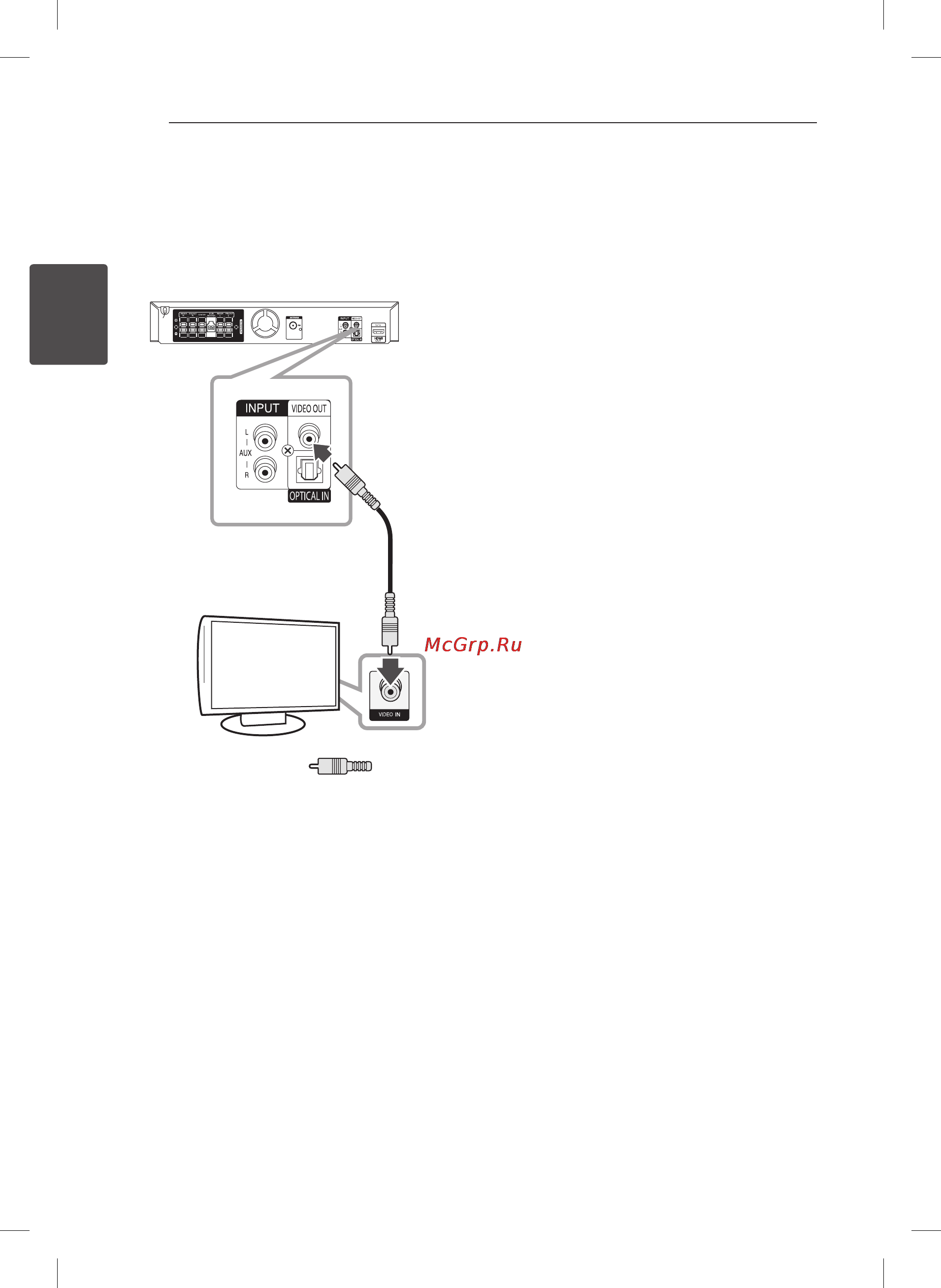 LG DH6530TK [20/50] Подключение через видеовыход