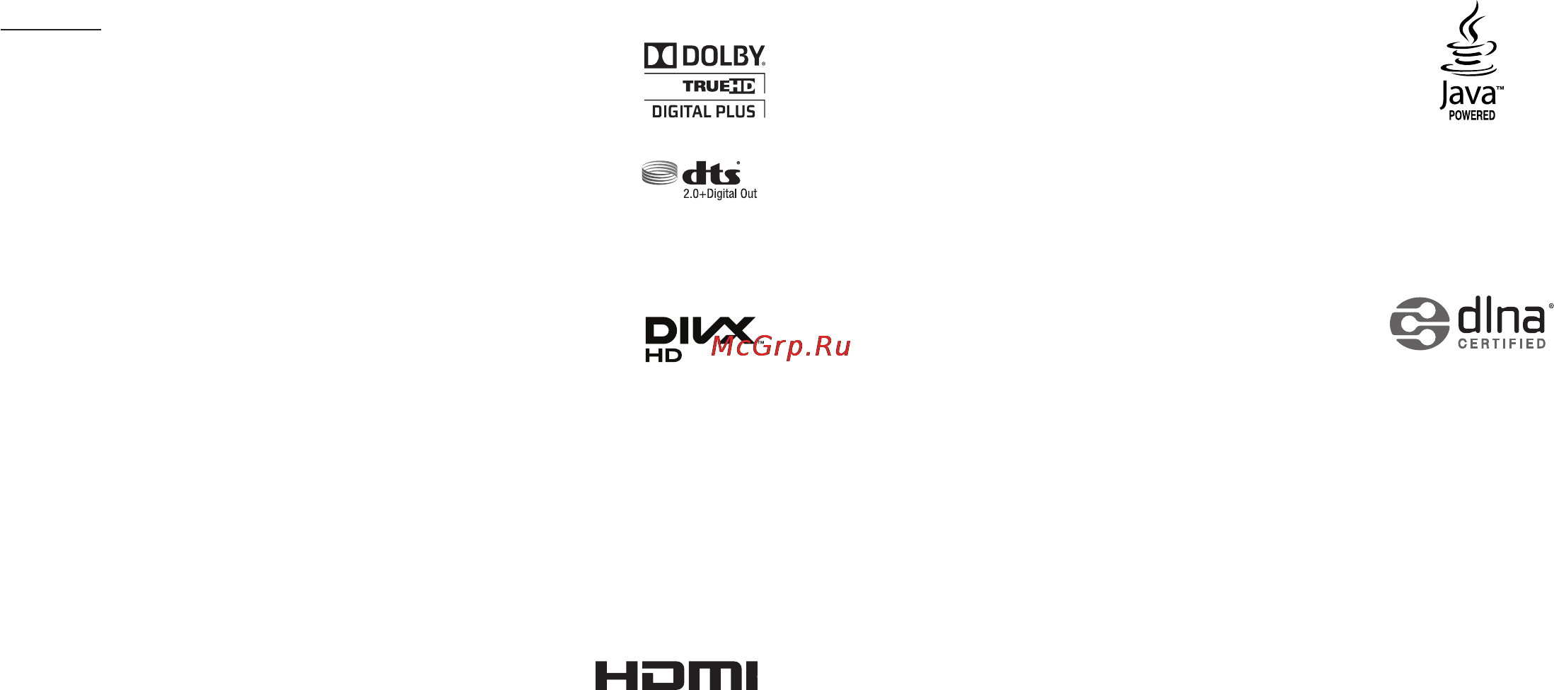 Samsung BD-F5500 [22/23] Лицензия