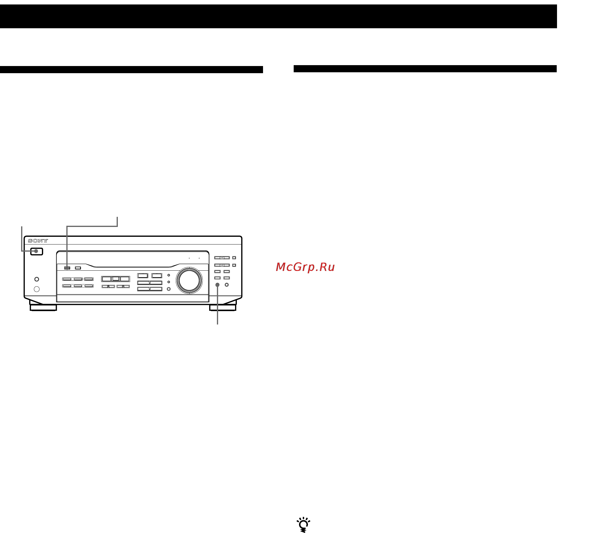 Sony STR-DE245 [10/84] Before you use your receiver