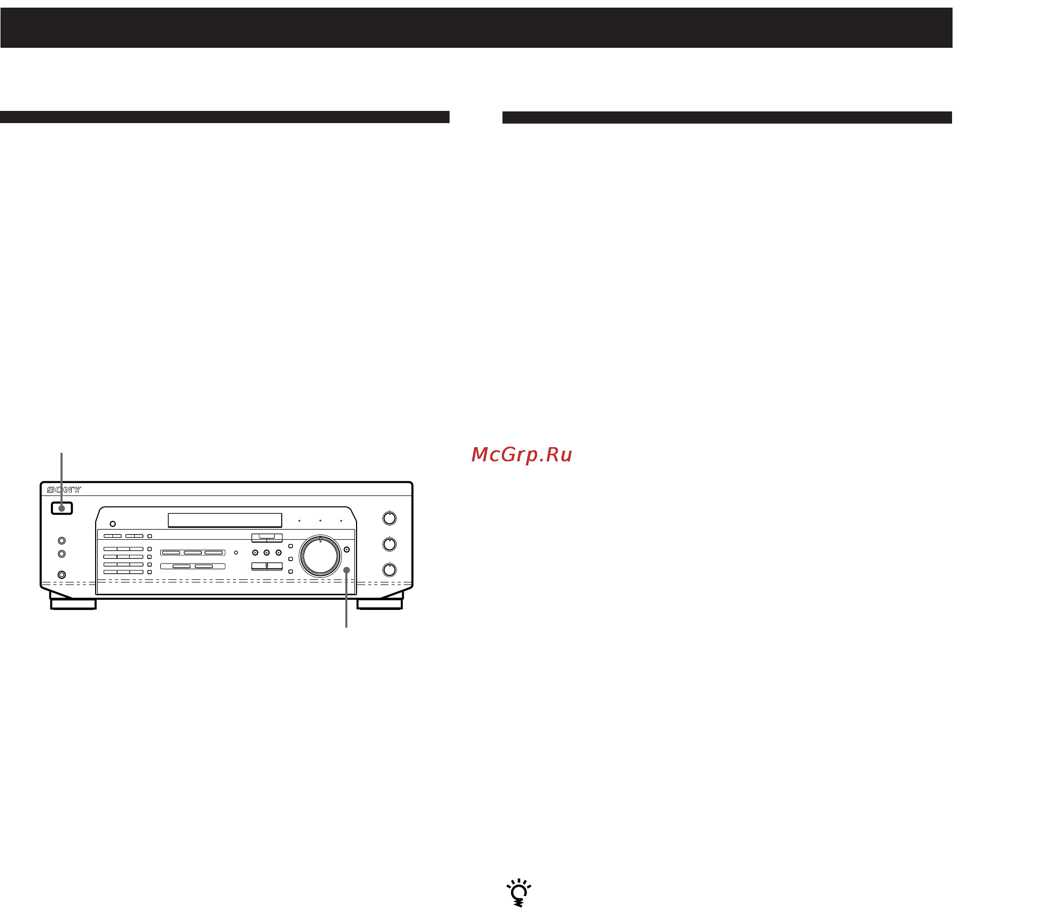 Sony STR-DE335 [10/86] Before you use your receiver