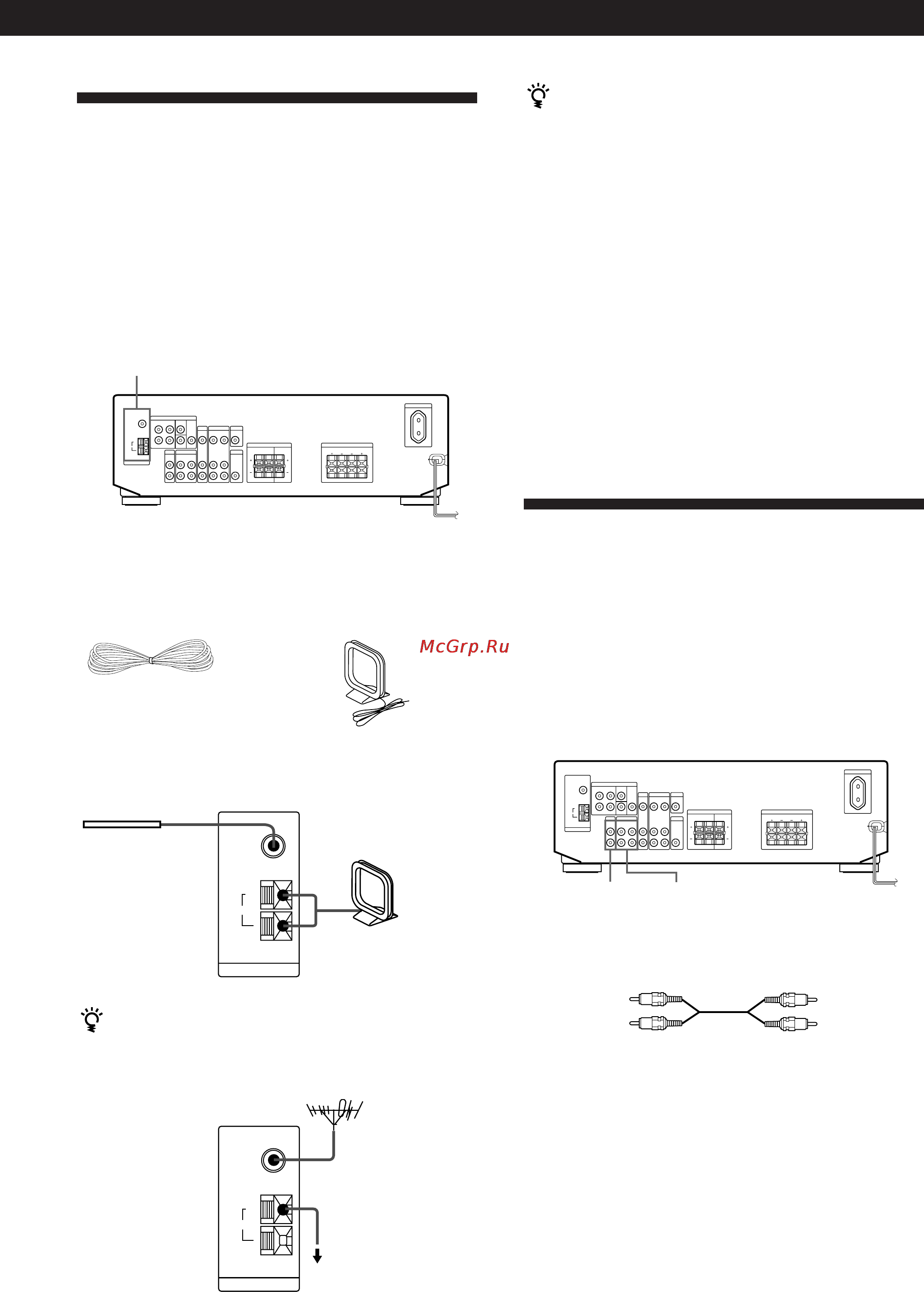 Sony STR-DE335 [5/86] Aerial hookups