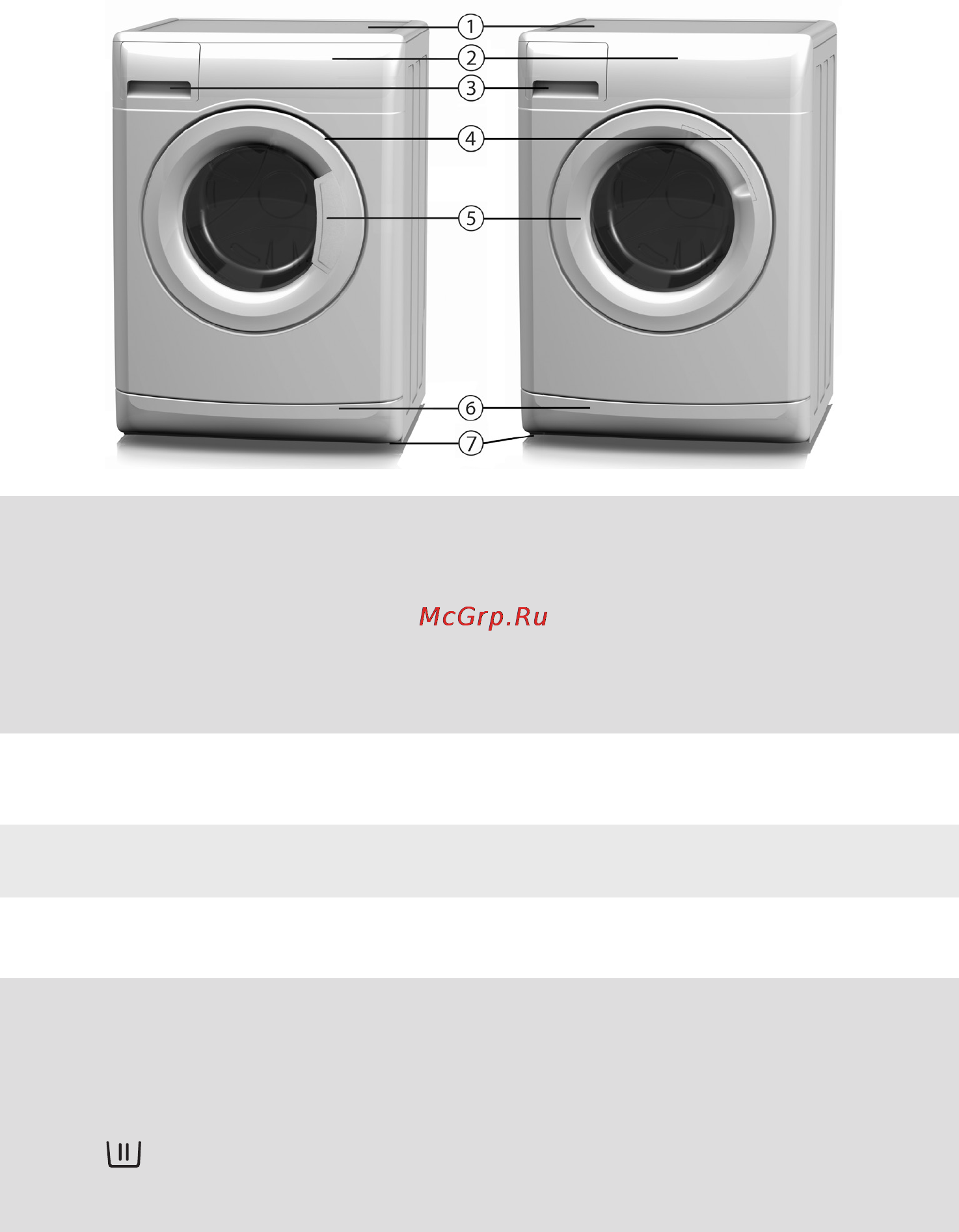Whirlpool AWOC 0614 [3/22] Описание стиральной машины