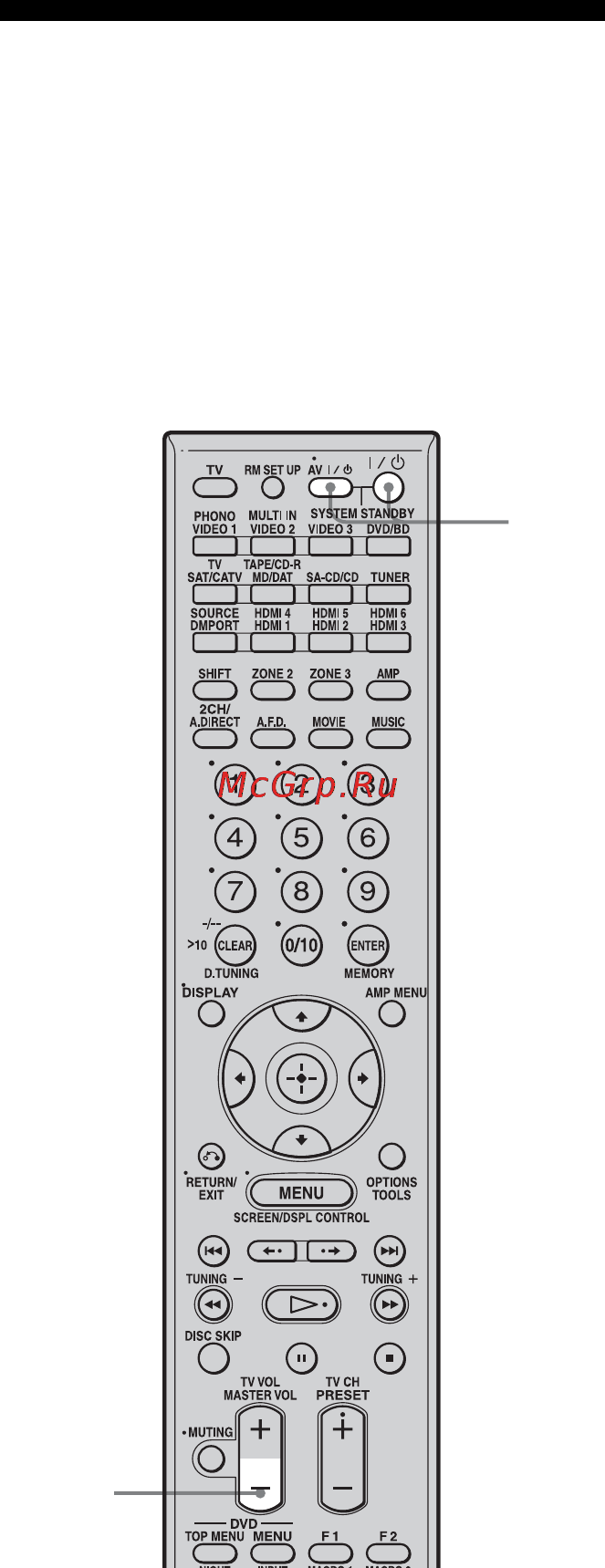 Sony STR-DA5300ES [148/166] Удаление всего содержимого памяти пульта дистанционного управления