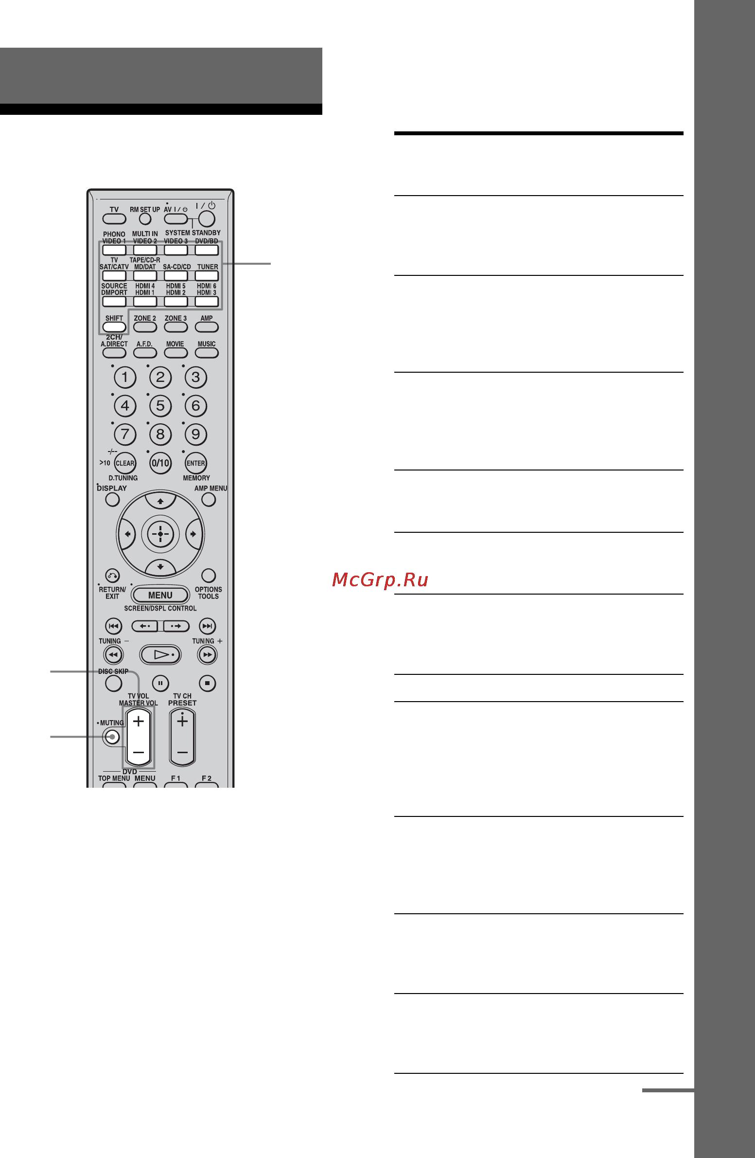 Sony STR-DA5300ES [61/166] Выбор устройства