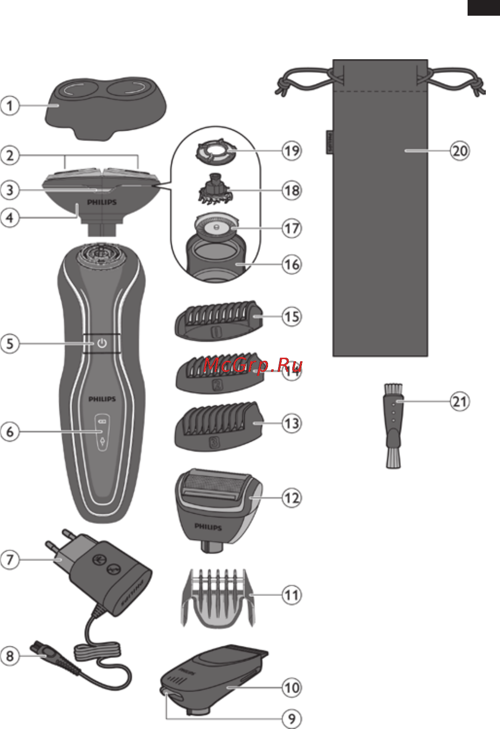 Philips YS534/17 Инструкция по эксплуатации онлайн [4/24] 85152