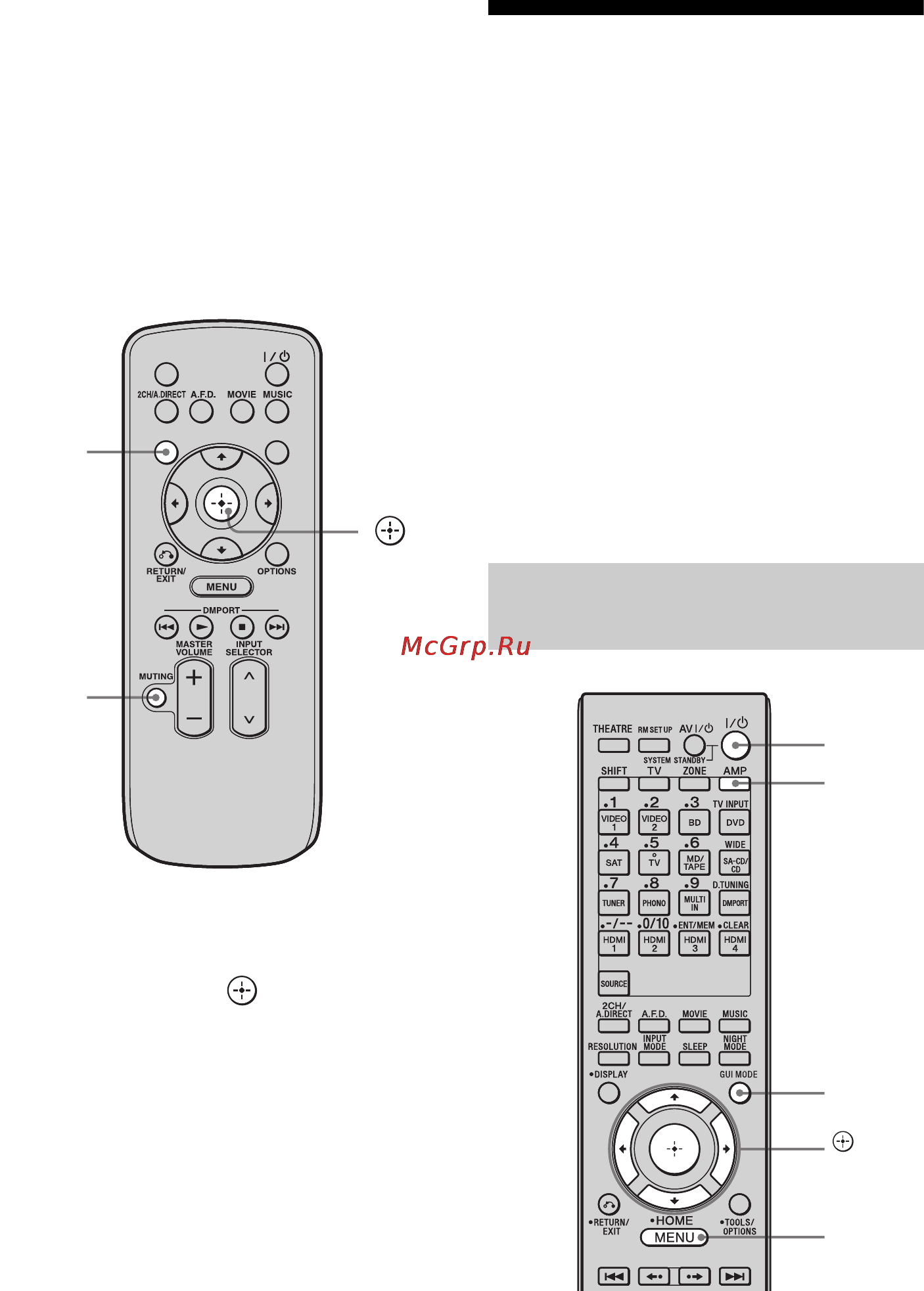 Sony STR-DA3500ES [46/164] Управление ресивером с помощью gui graphical user interface