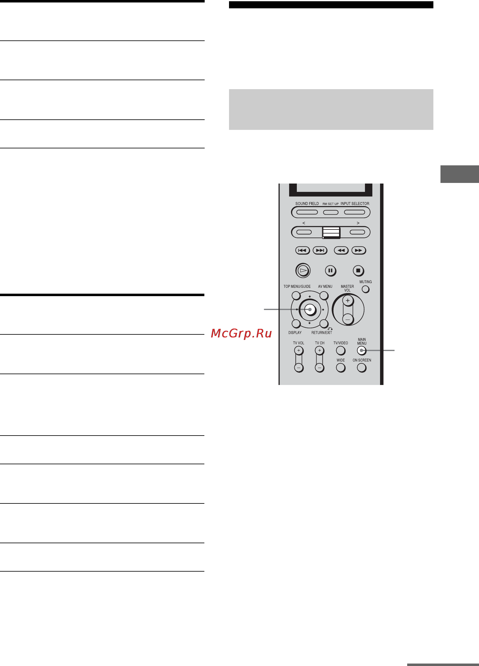 Sony STR-DA7100ES [115/171] Индивидуальная настройка звуковых полей