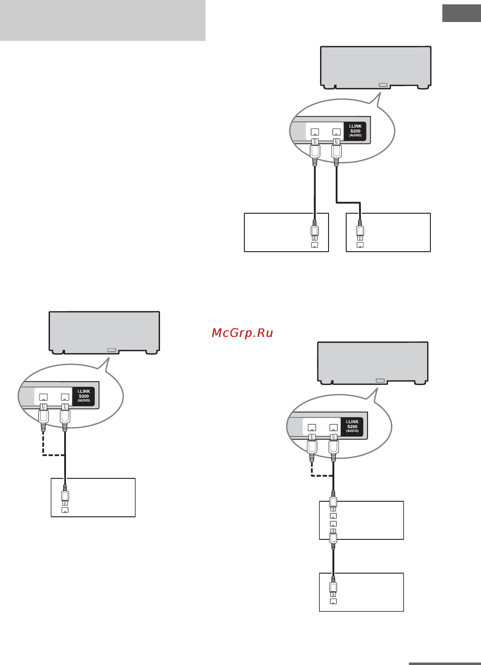 Sony STR-DA7100ES [31/171] Компоненты с гнездами i link