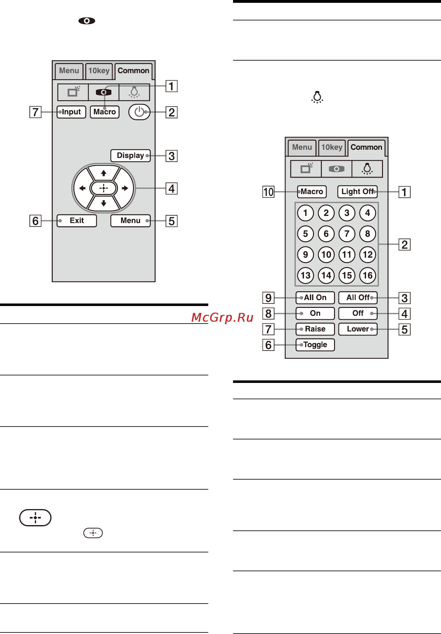 Sony STR-DA6400ES [160/186] Для управления освещением выберите на вкладке common