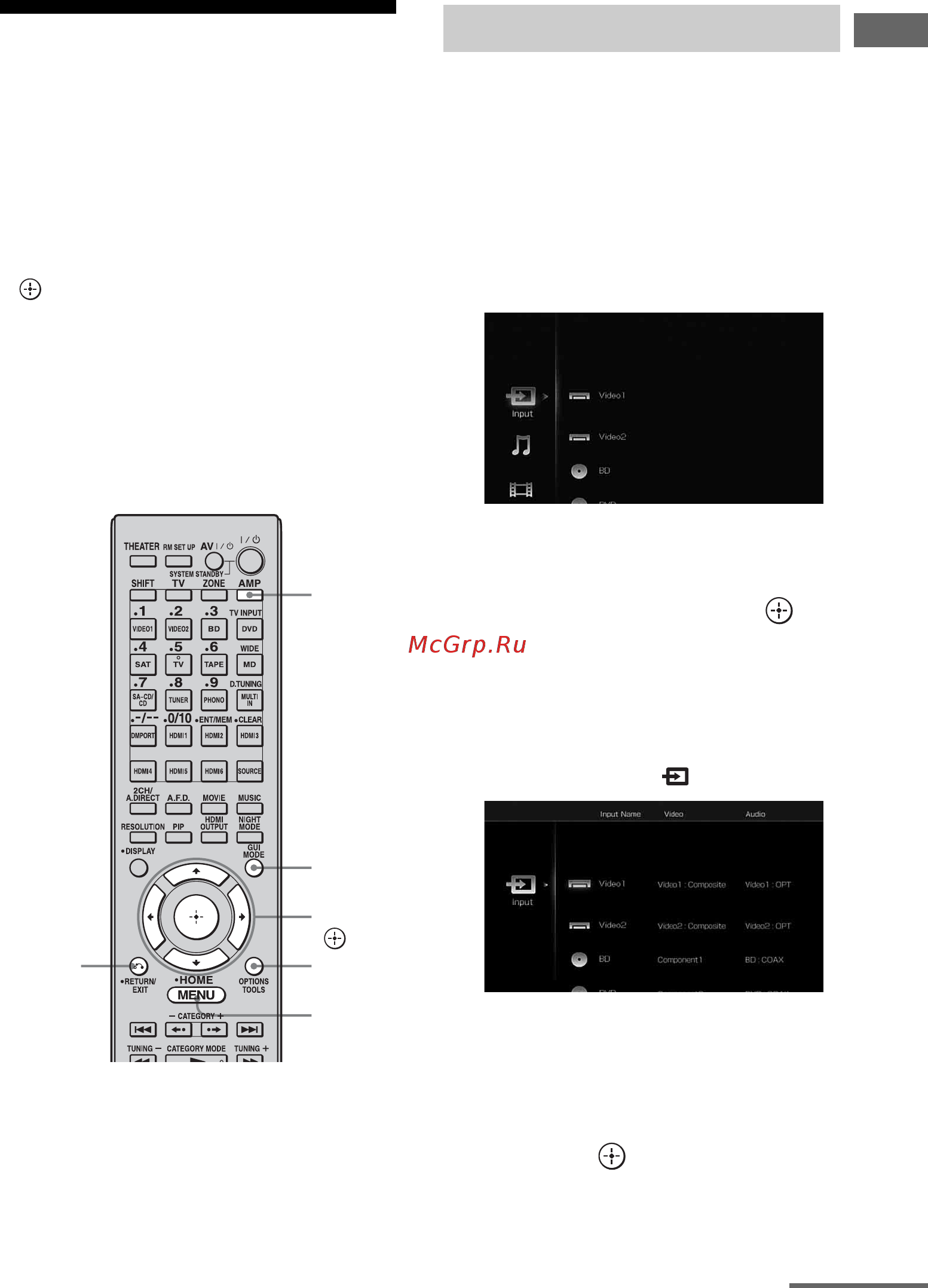 Sony STR-DA5400ES [61/182] Руководство по использованию экранного дисплея