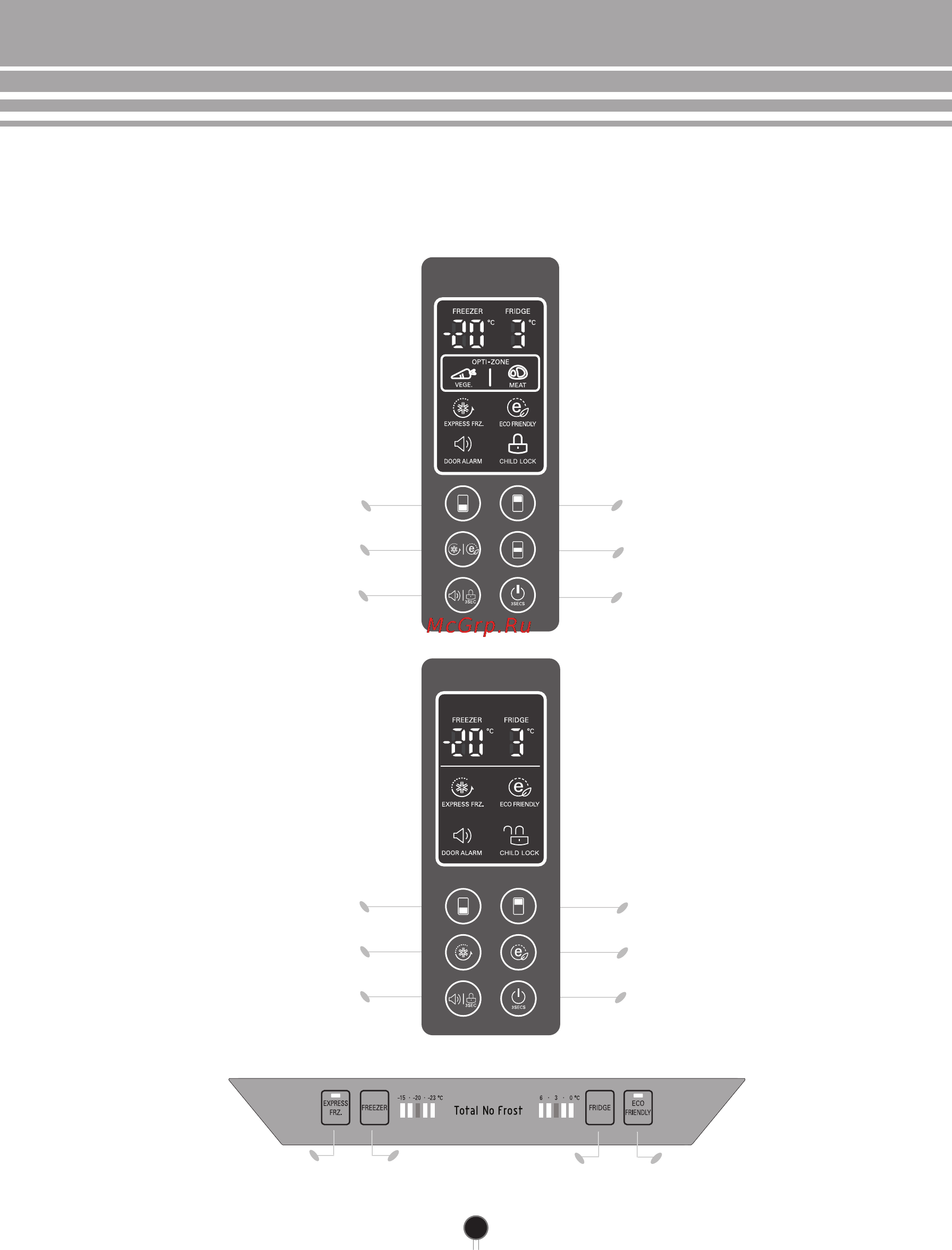 LG GA-B489BMCA [14/60] Регулировка температуры в вашем холодильнике имеются регуляторы позволяющие регулировать температуру в холодильном и морозильном отделениях индикаторная панель регулировки температуры регулировка температуры и функции